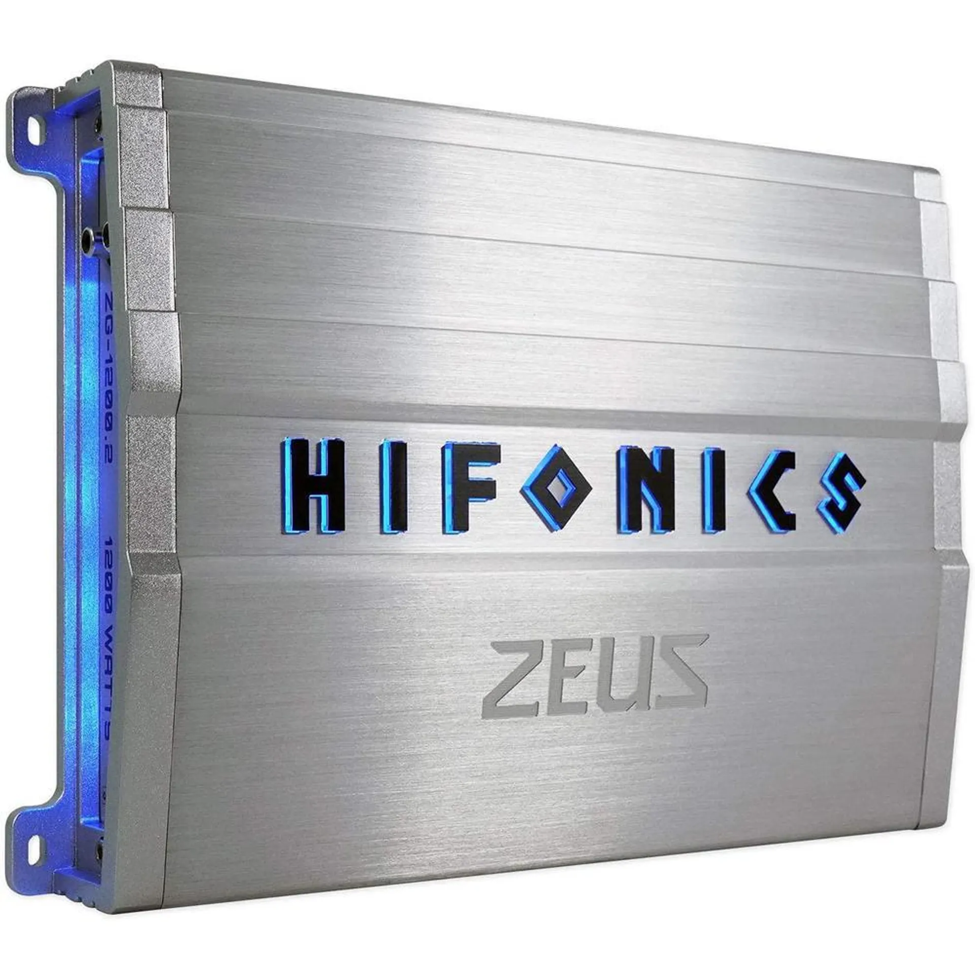 hifonics zg-1200.2 zeus gamma 2 channel super a/b class 1200 watt car audio sound system subwoofer speaker amp amplifier with