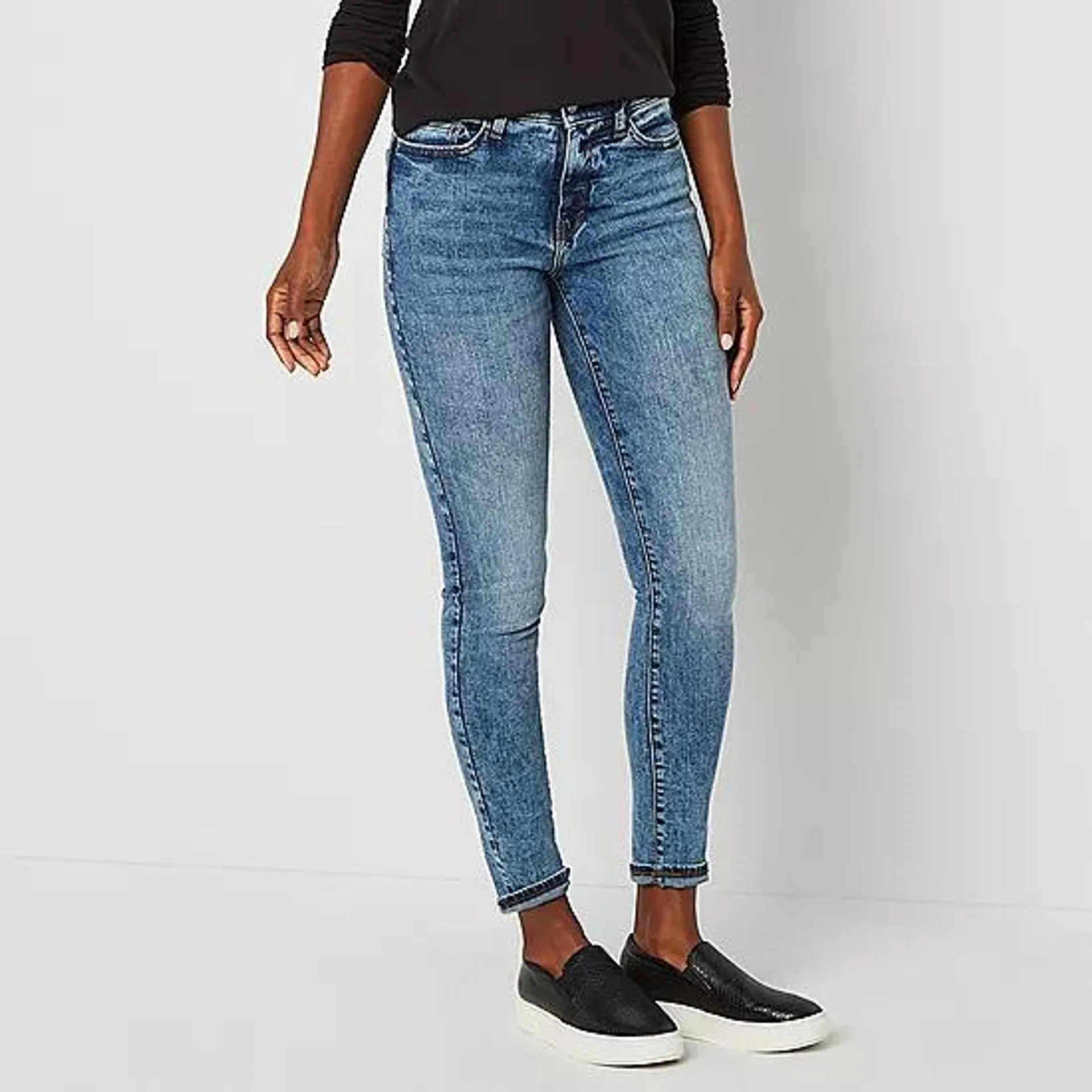 a.n.a Womens High Rise Skinny Fit Jean