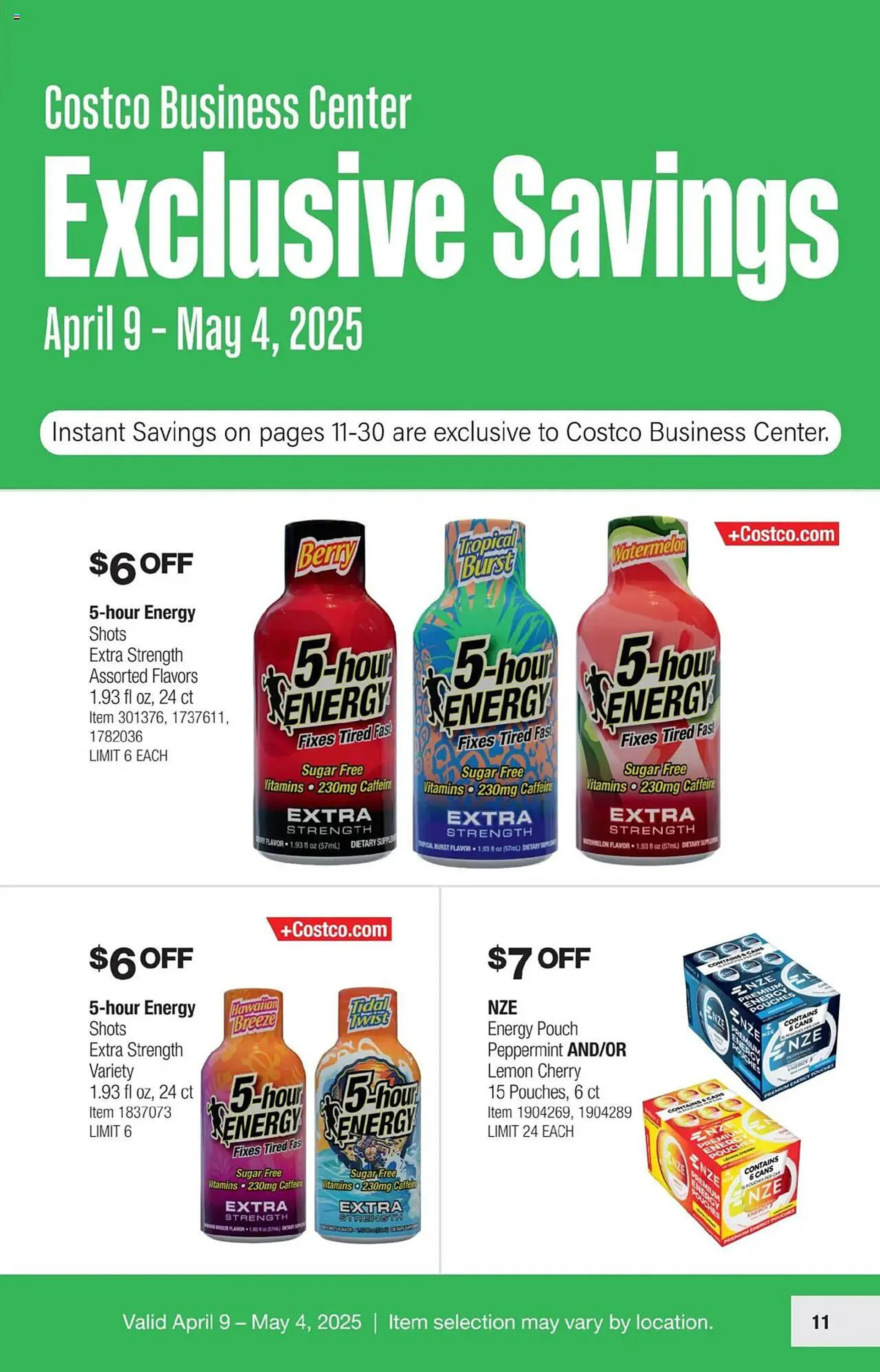 Weekly ad Costco Weekly Ad from April 9 to May 4 2025 - Page 11