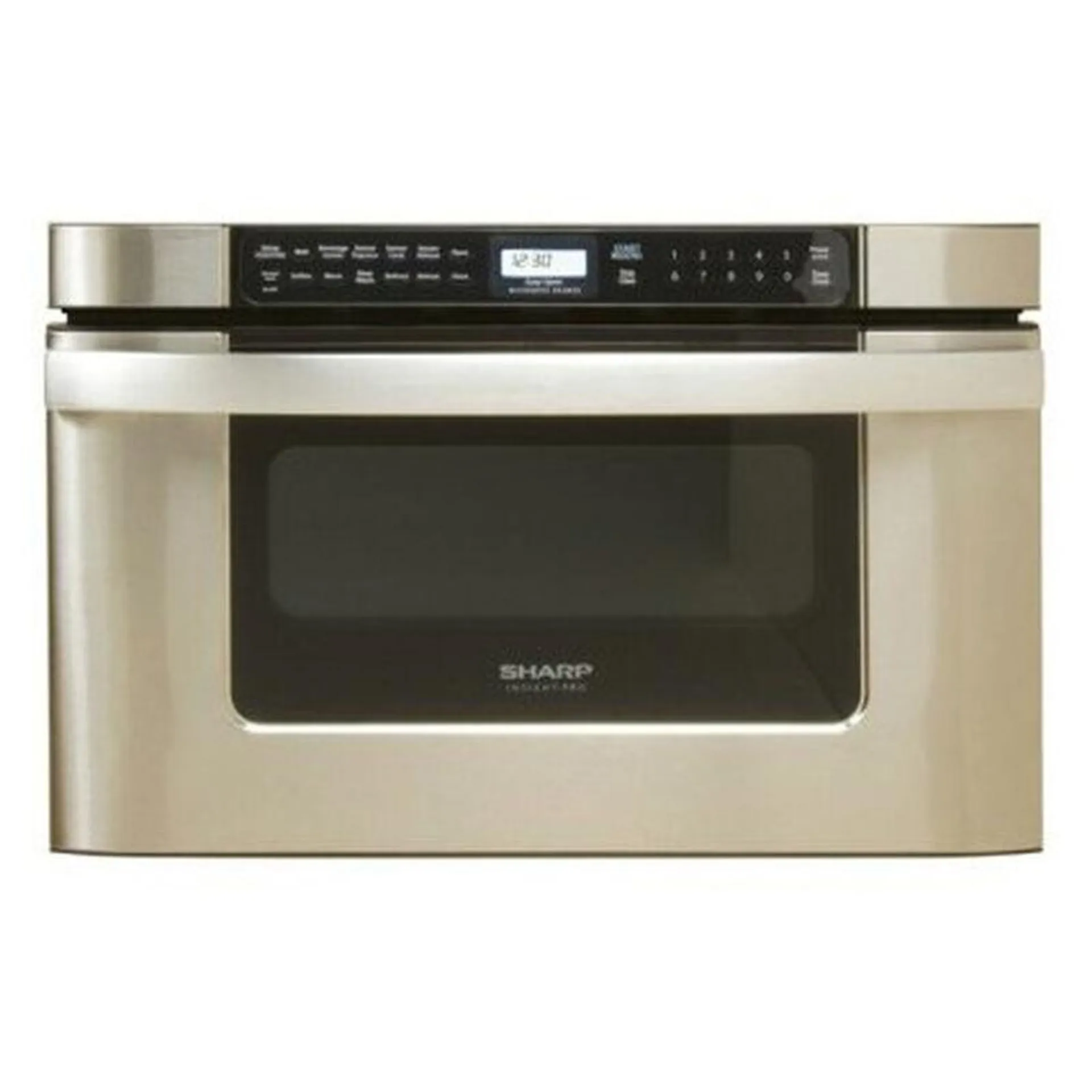 Sharp 24 in. 1.2 cu.ft Built-In Microwave with 11 Power Levels & Sensor Cooking Controls - Stainless Steel