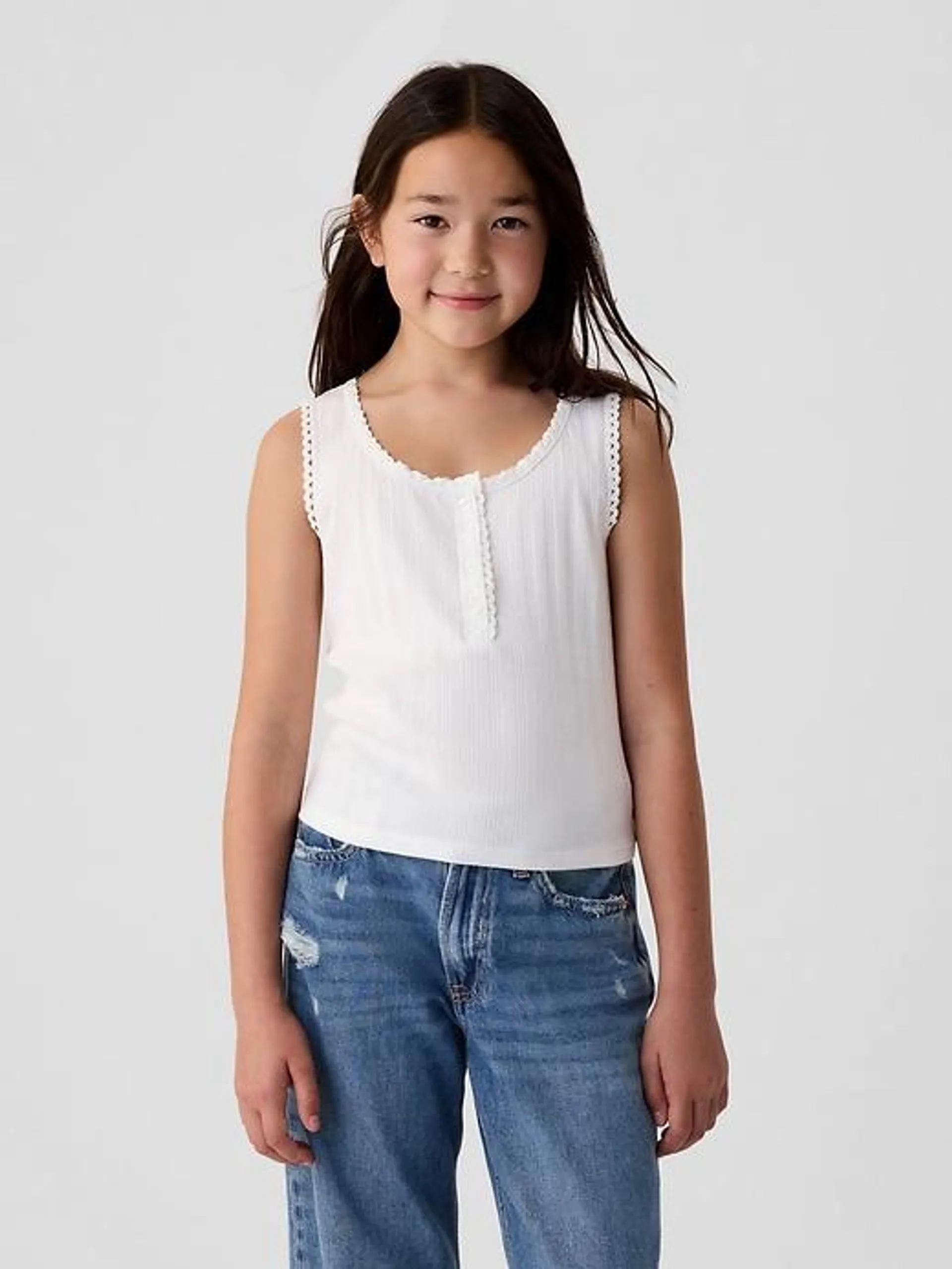 Gap × DÔEN Kids Pointelle Tank Top