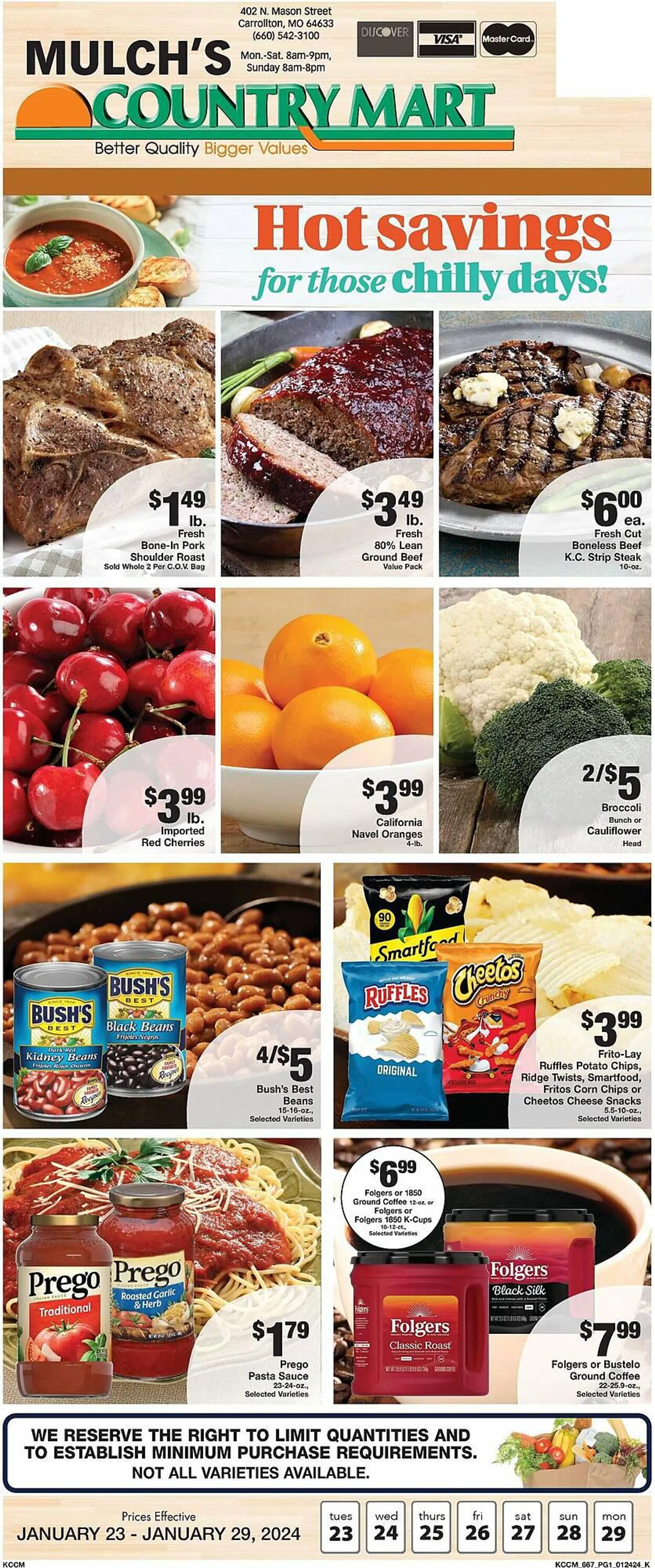 Weekly ad County Market Weekly Ad from January 23 to January 29 2024 - Page 