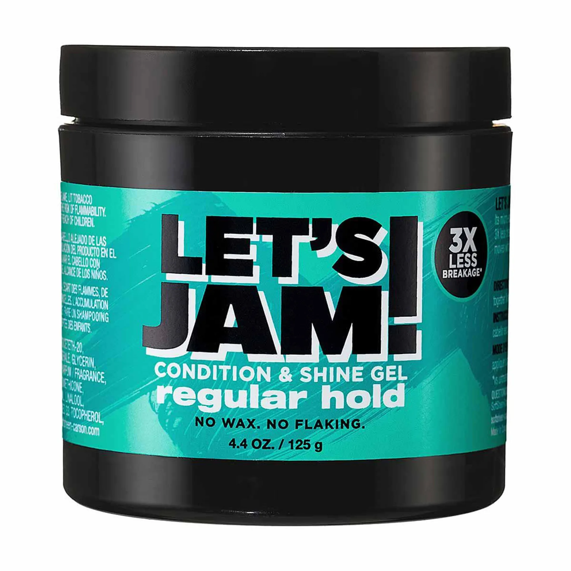 Let's Jam! Regular Hold Condition & Shine Hair Gel, 4.4 oz