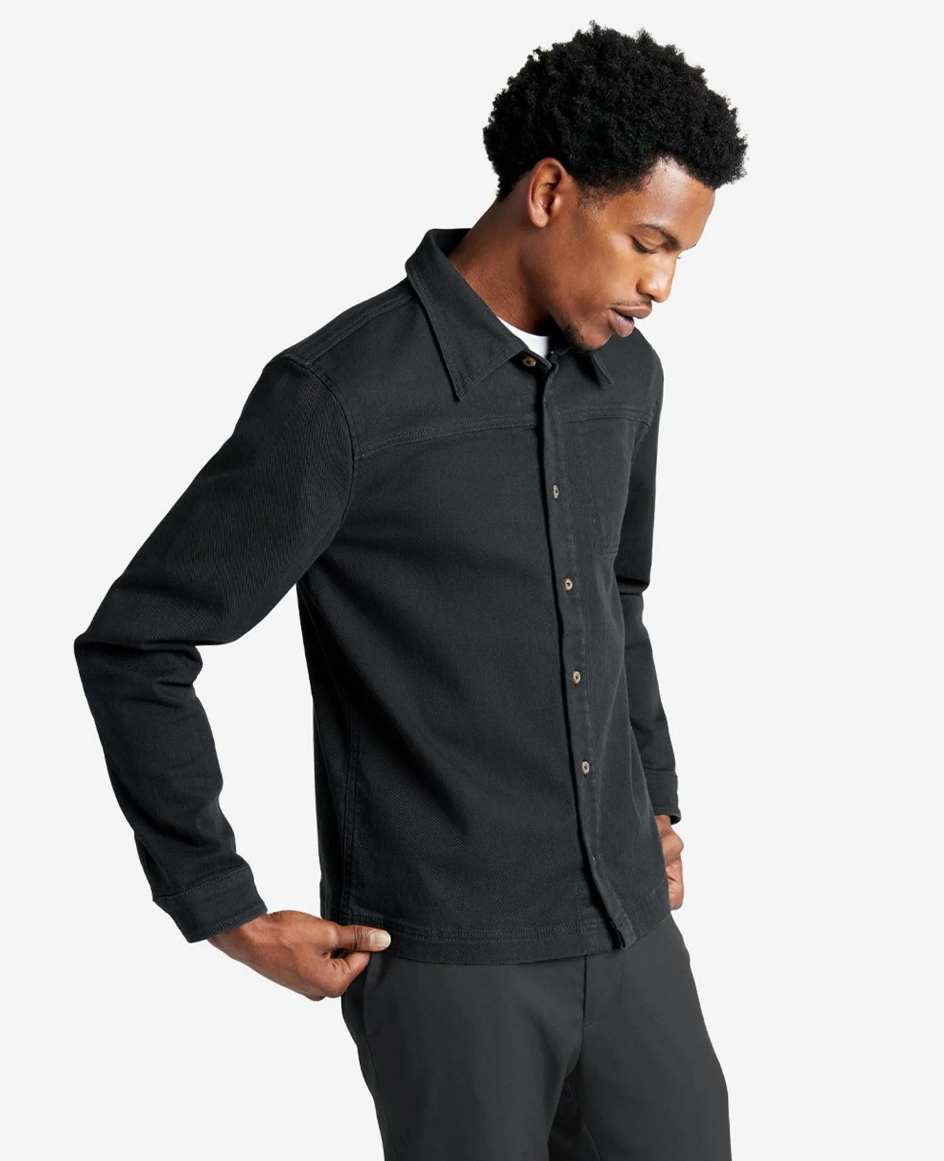 Stretch Shirt Jacket