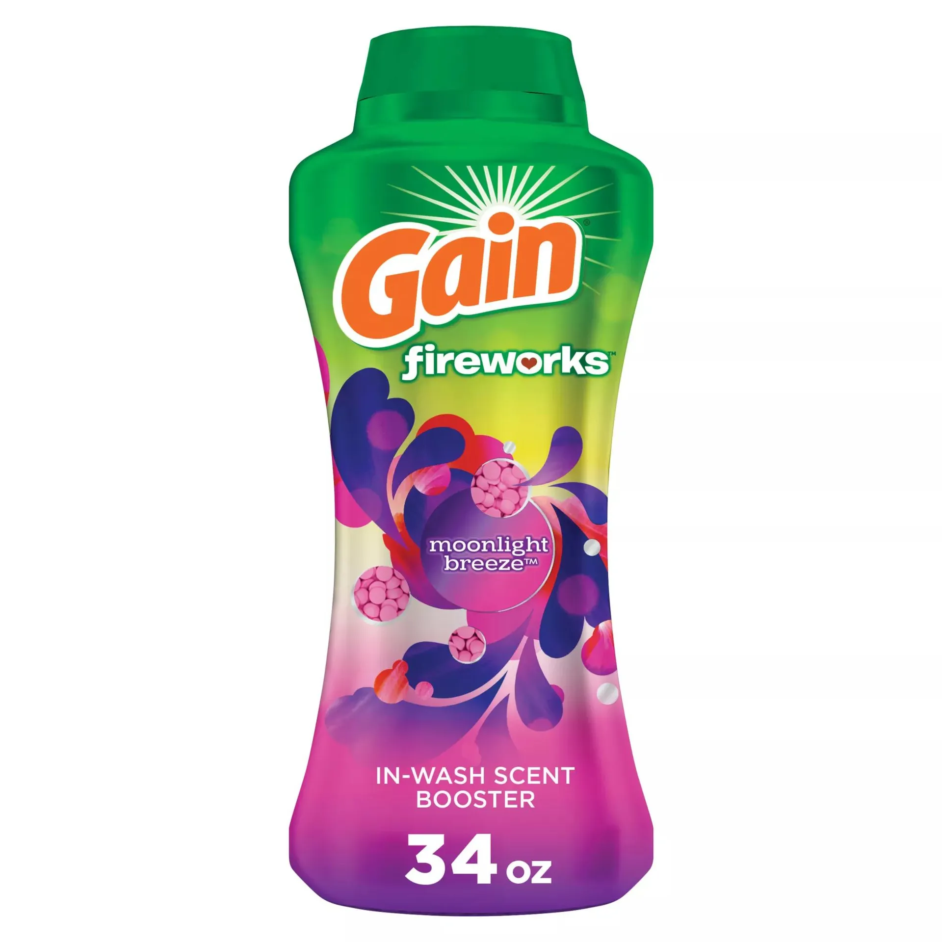 Gain Fireworks In-Wash Scent Booster Beads, 34 oz. - Moonlight Breeze