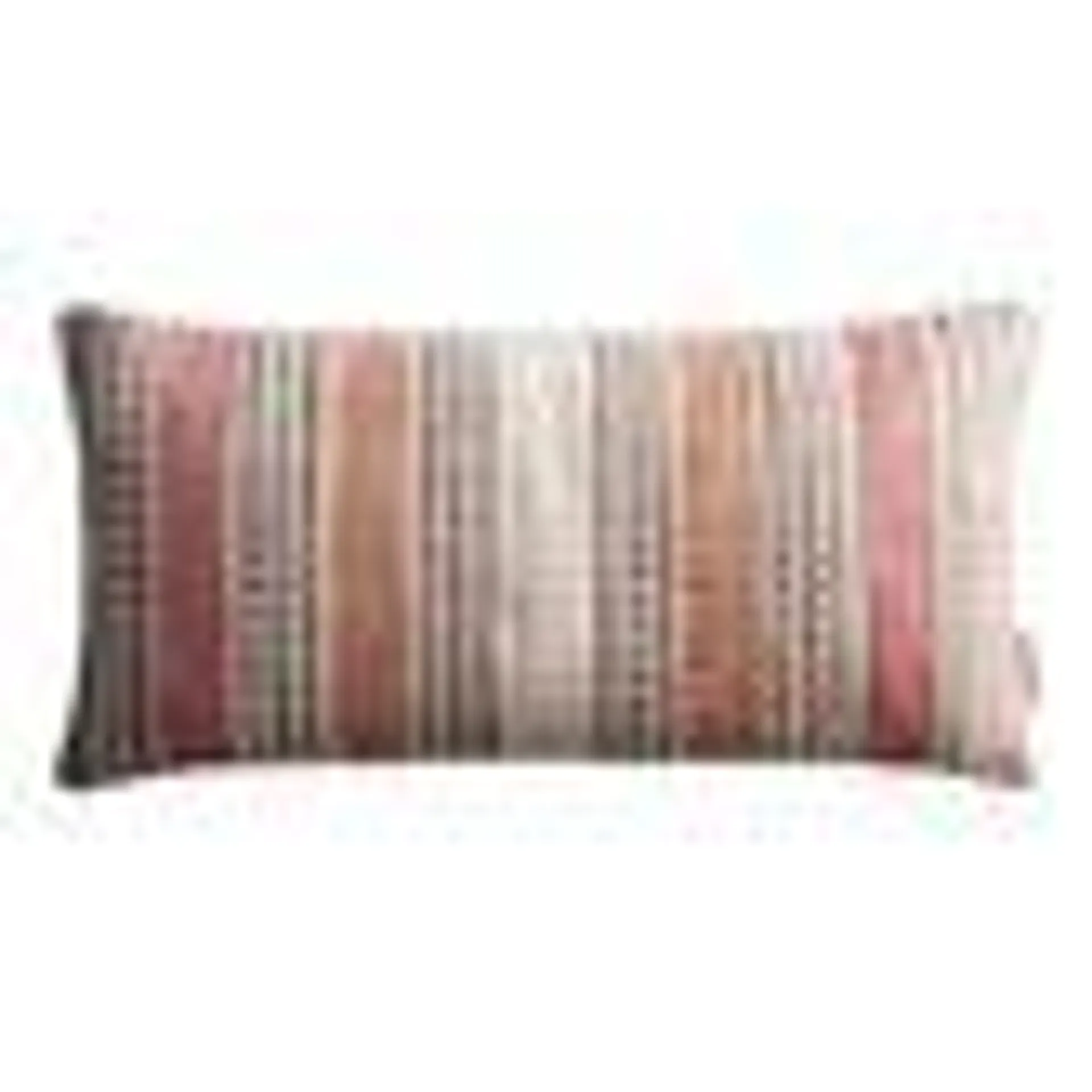 Striped Spice Indoor Outdoor Lumbar Pillow