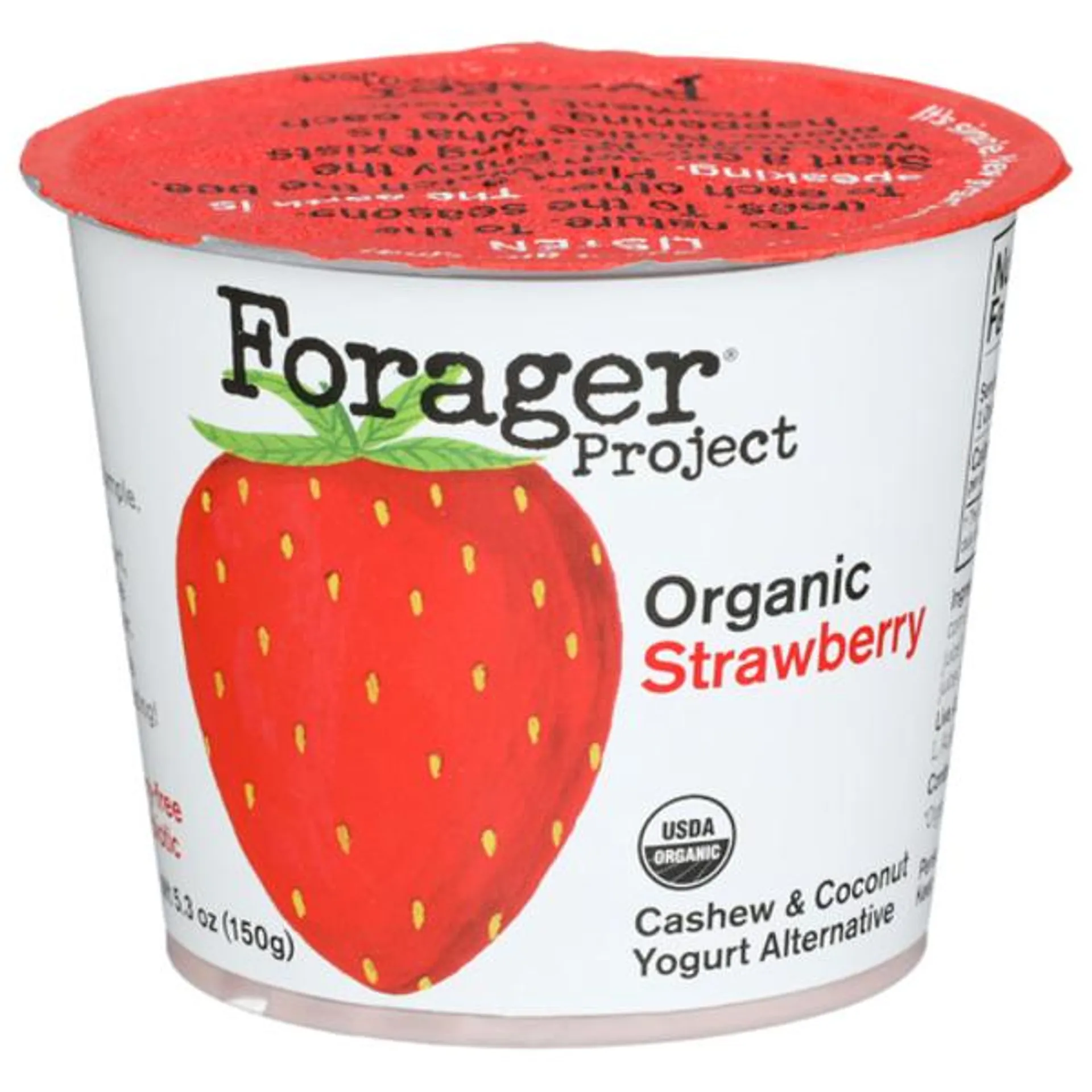 Forager Cashewmilk Yogurt Strawberry