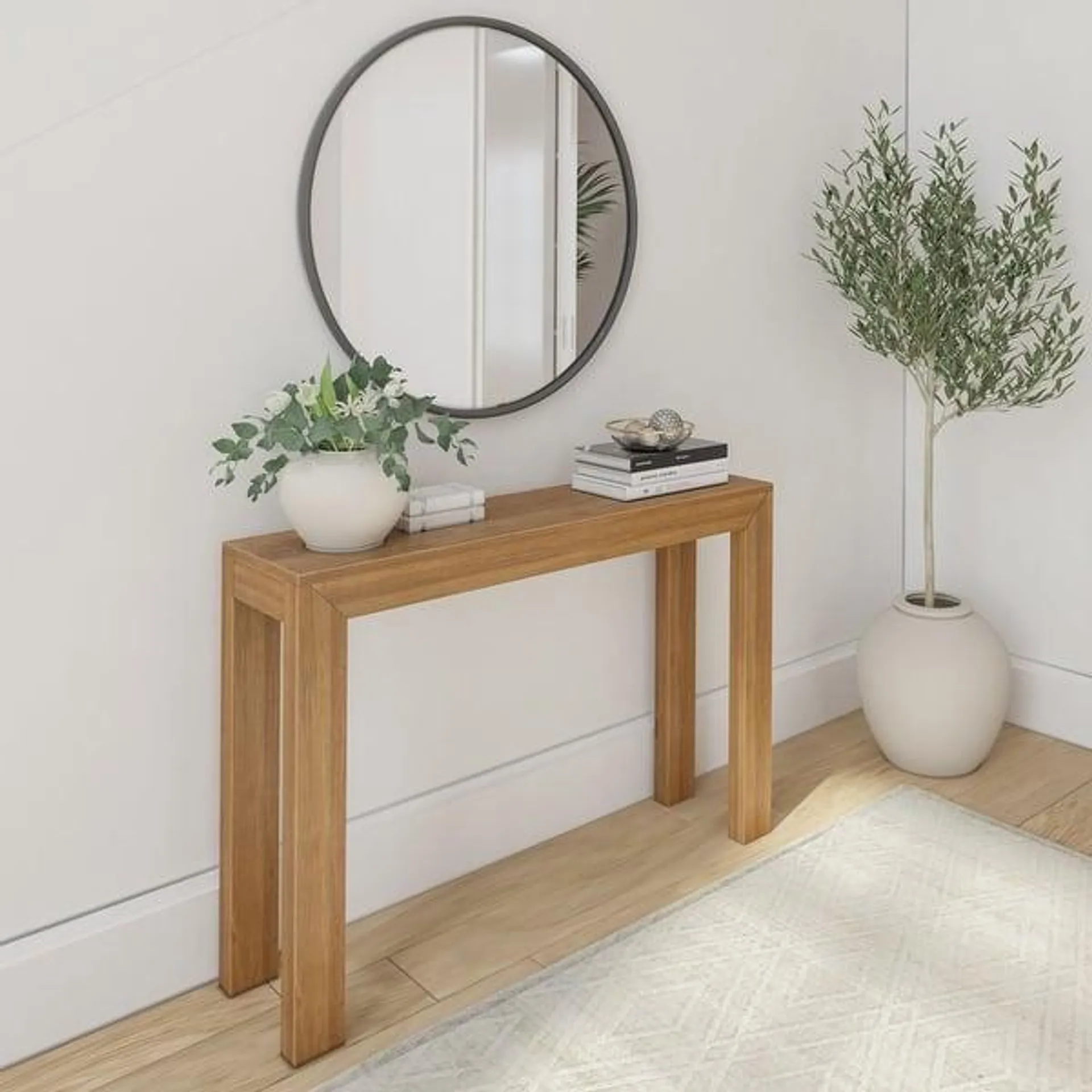 Plank and Beam Modern Console Table - 46"