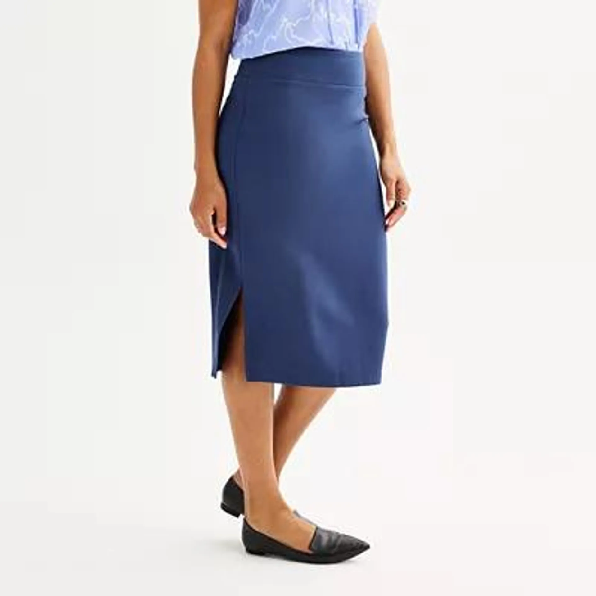 Women's Nine West Pull-On Ponte Pencil Skirt