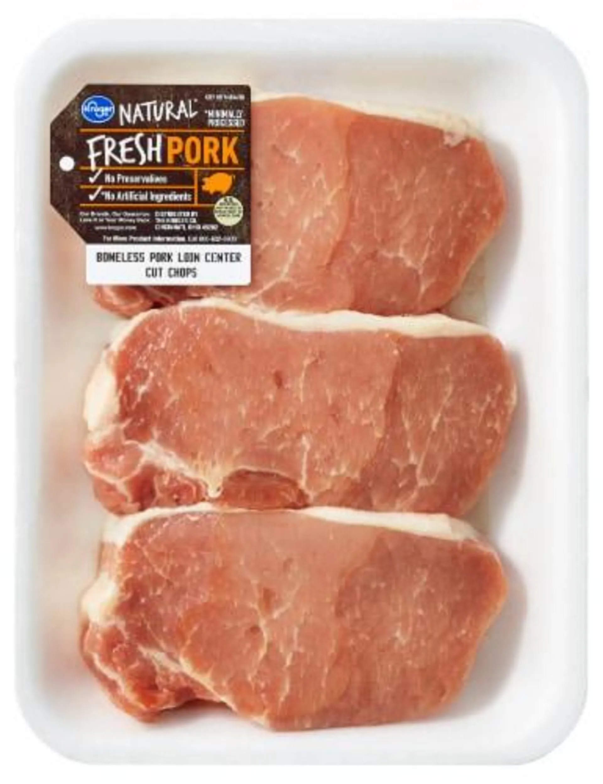 Boneless Pork Loin Center-Cut Thin Chops