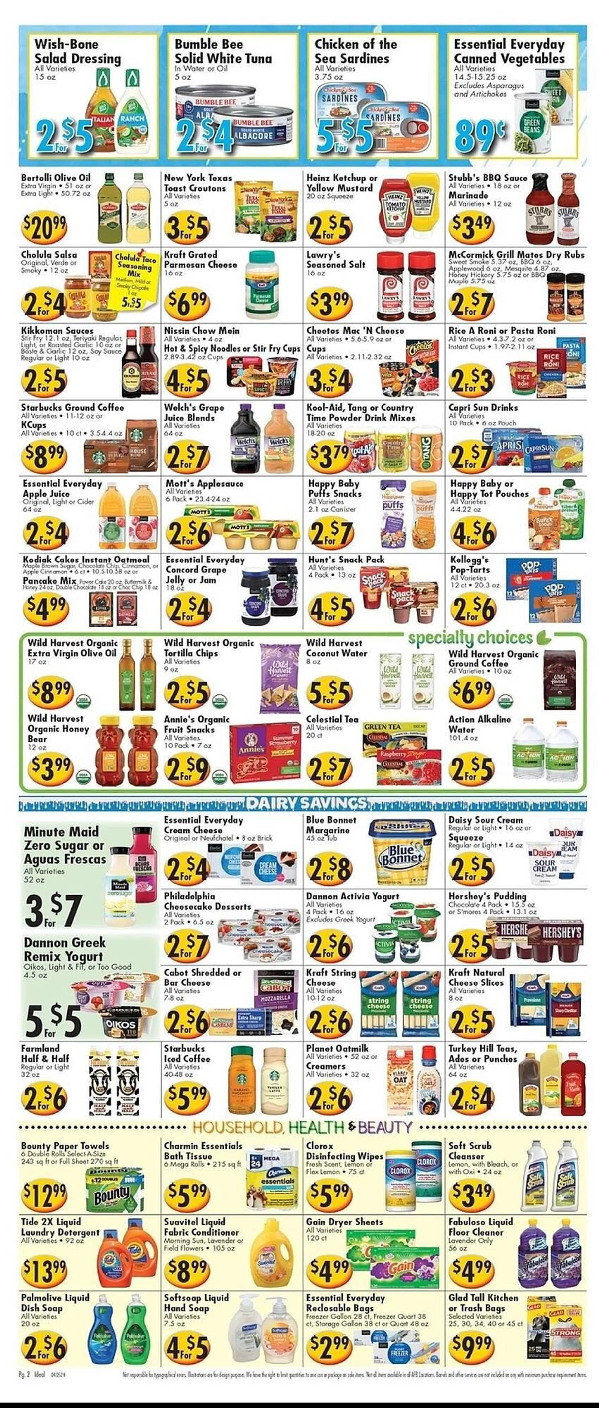 Weekly ad Ideal Food Basket Weekly Ad from April 5 to April 11 2024 - Page 2