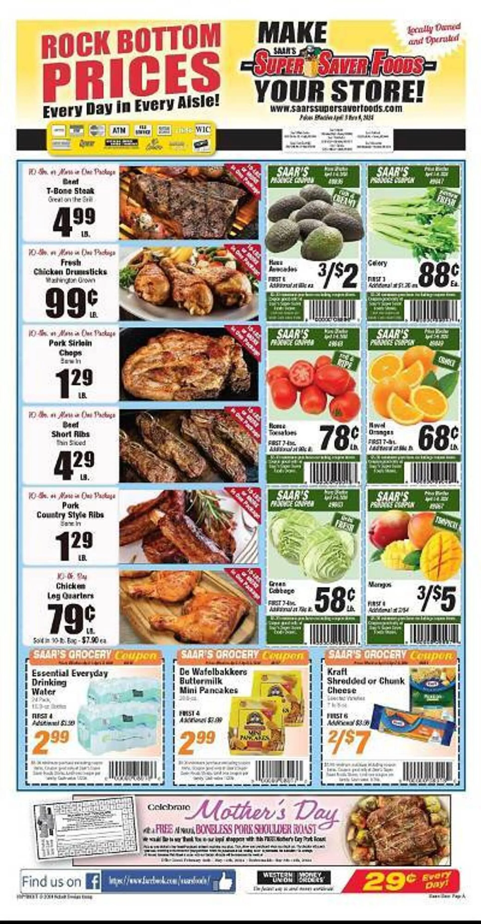 Weekly ad Super Saver Weekly Ad from April 3 to April 9 2024 - Page 