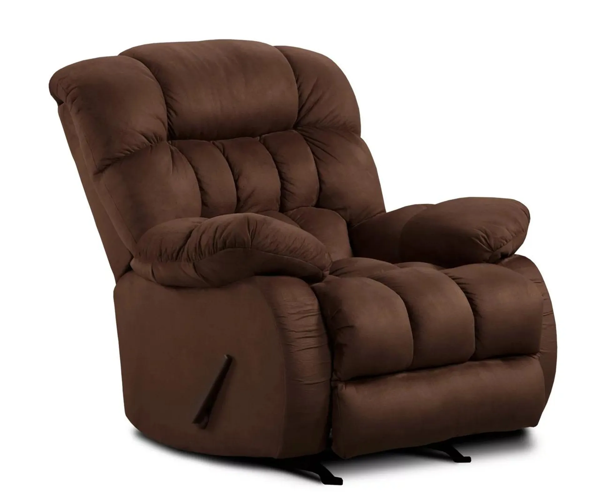 Behold Soft Suede Rocker Recliner