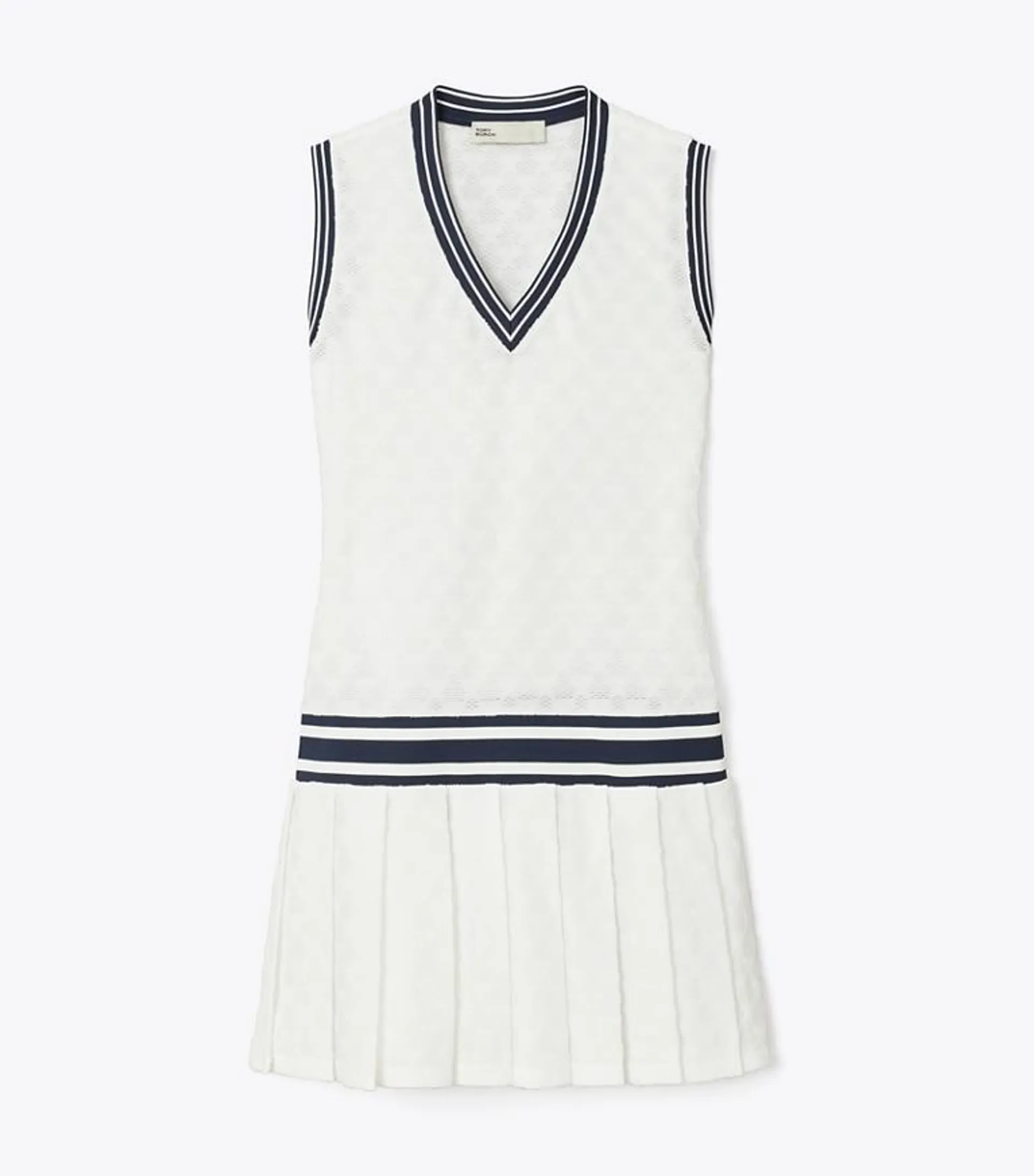 TERRY JACQUARD TENNIS DRESS