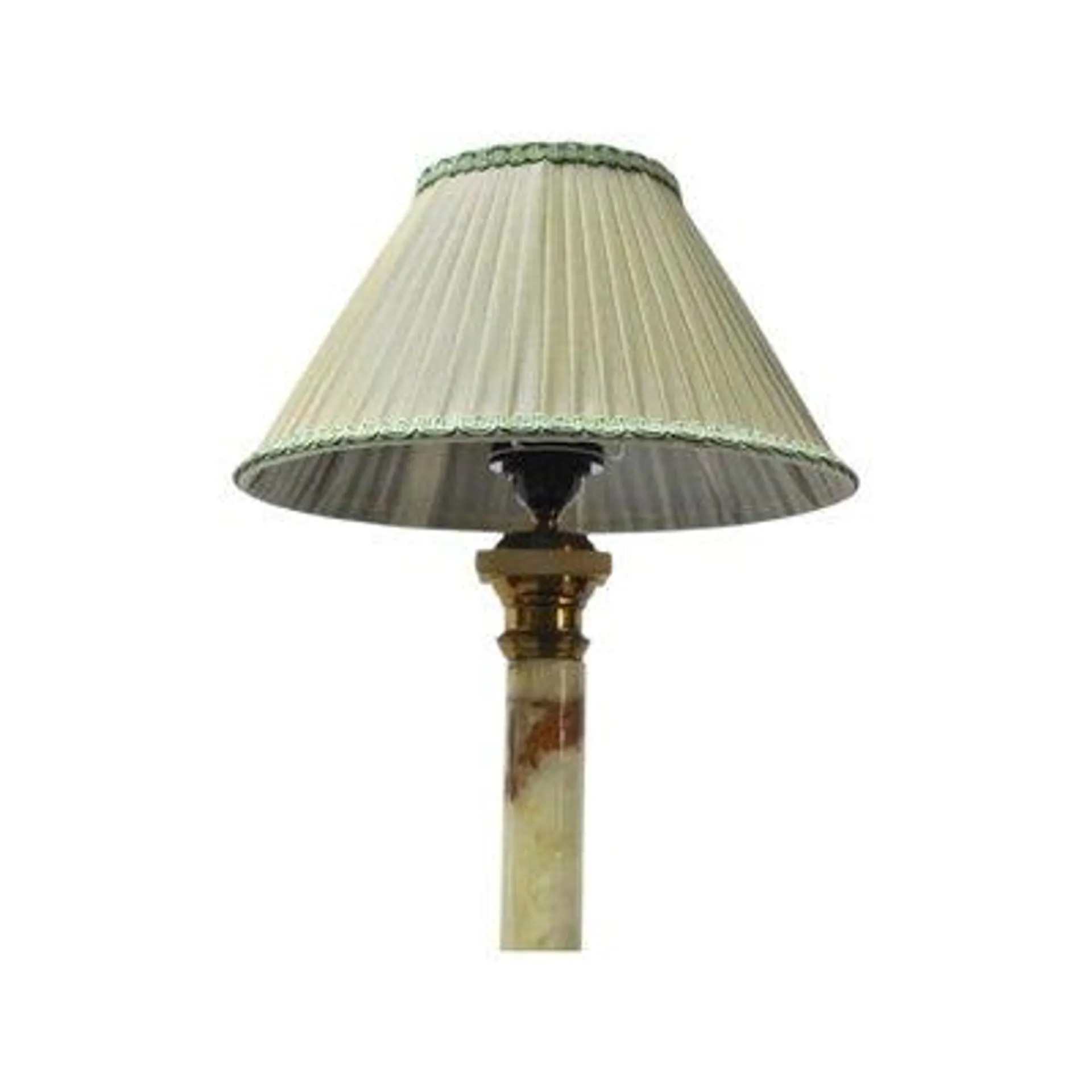 Spanish Green Onyx Marble Table Lamp