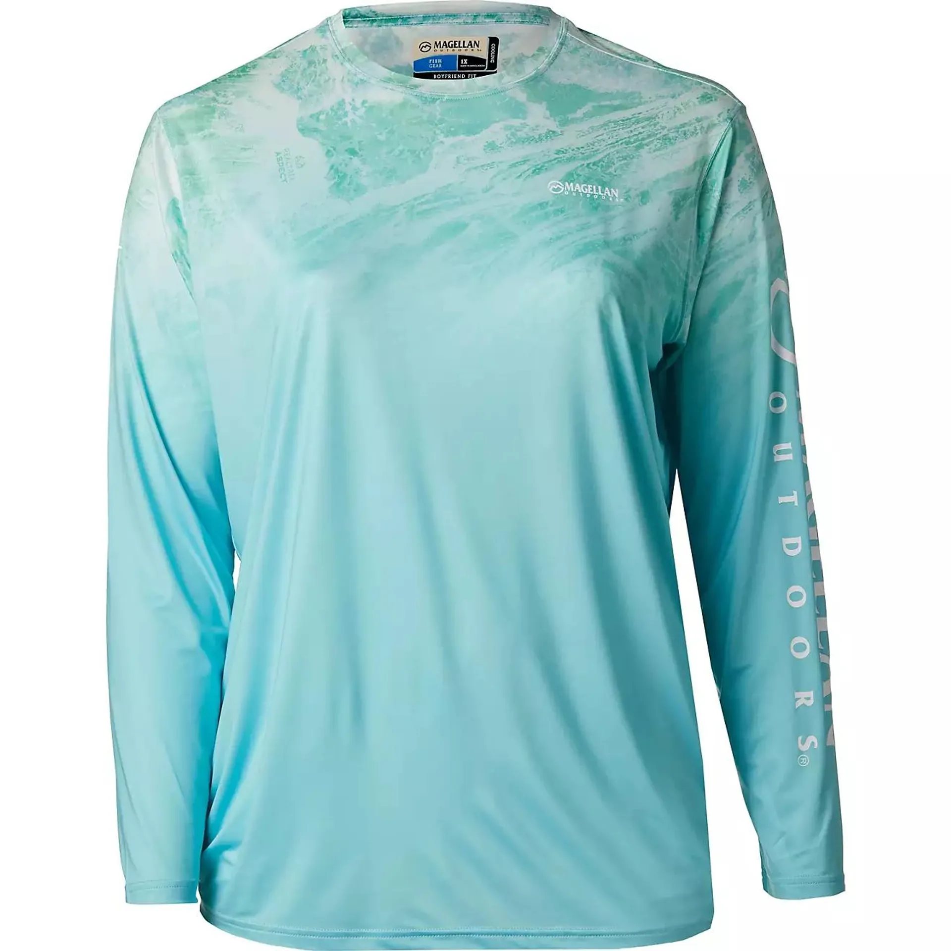 Magellan Outdoors Women's Realtree Aspect Ombre Plus Size Long Sleeve Top