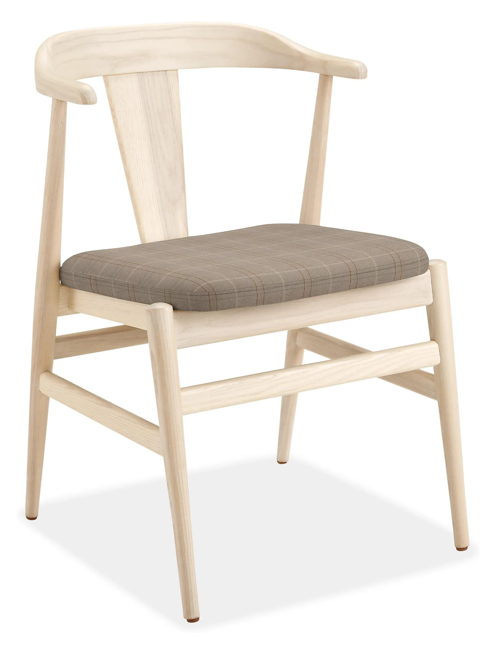 Evan Arm Chair in Kivett Putty with Sand Frame