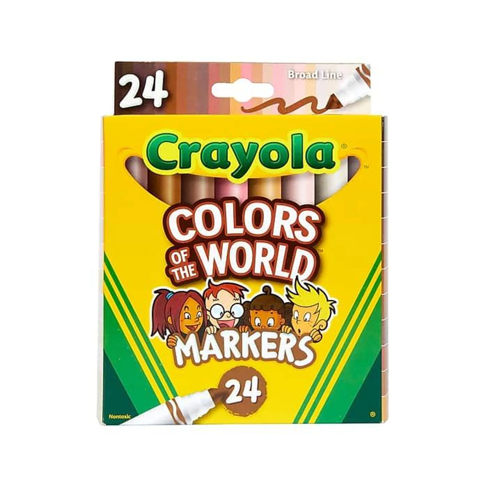 Crayola Colors of the World Permanent Markers,