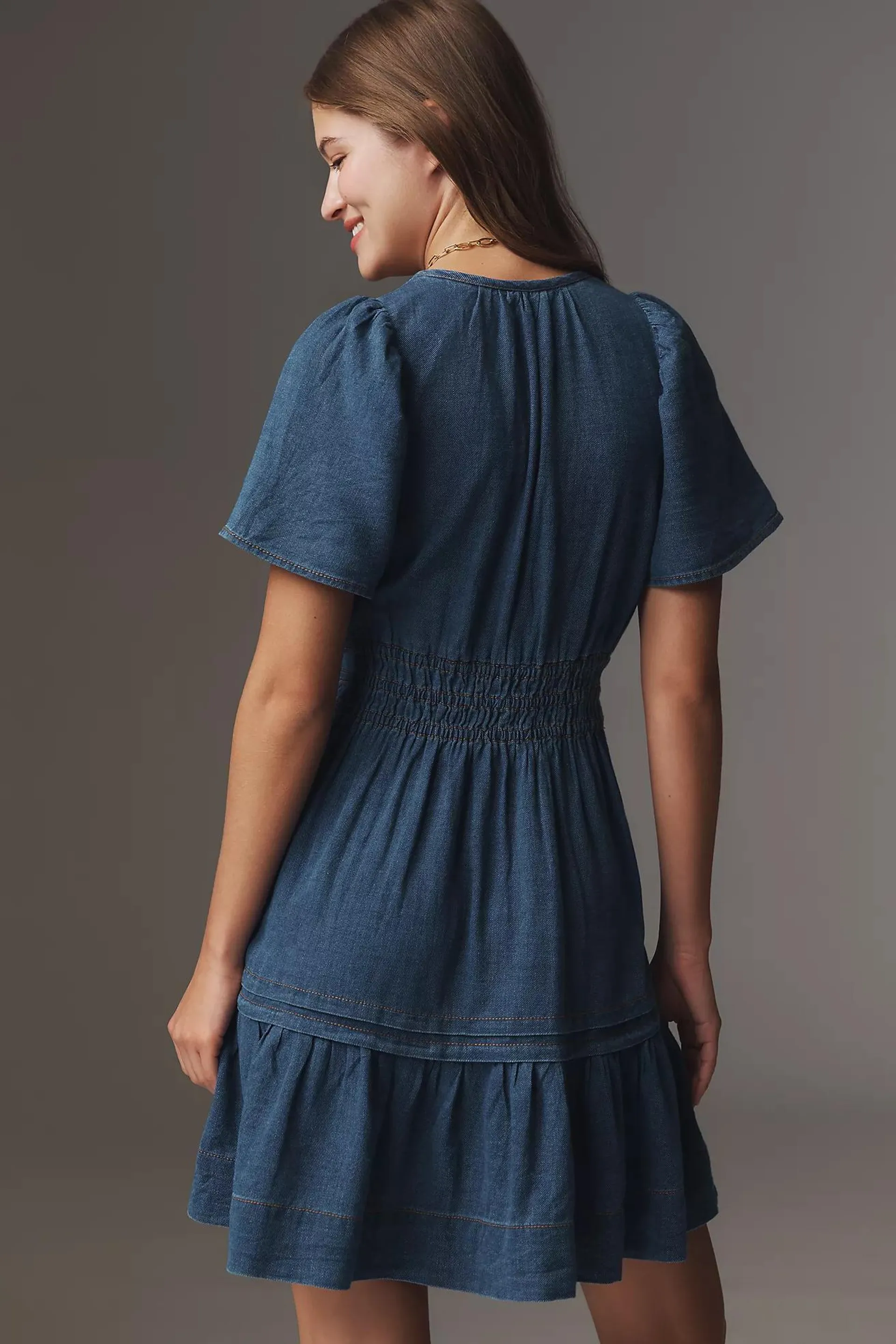 The Somerset Mini Dress: Denim Edition