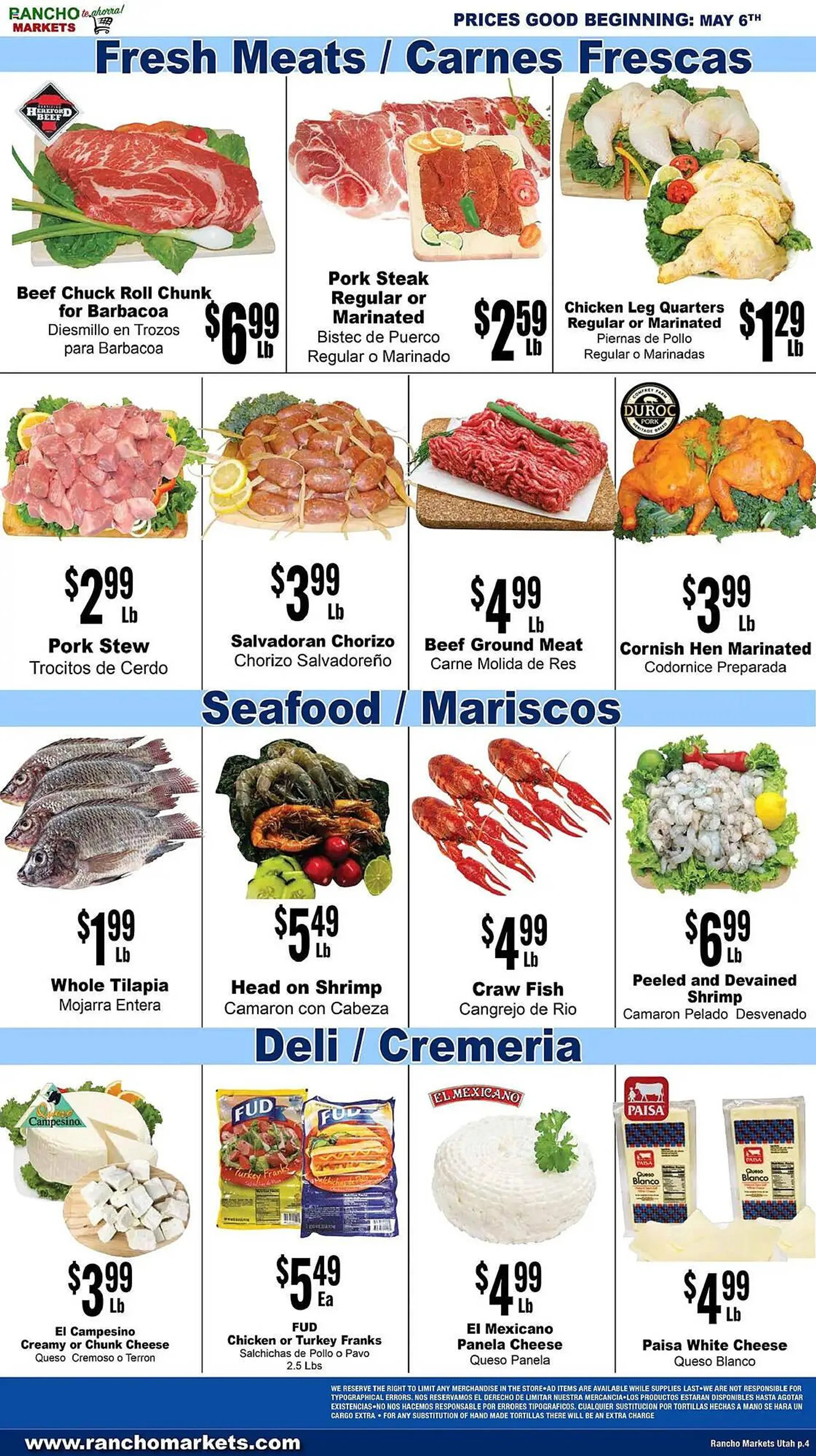 Weekly ad Rancho Markets Weekly Ad from May 6 to May 12 2025 - Page 4