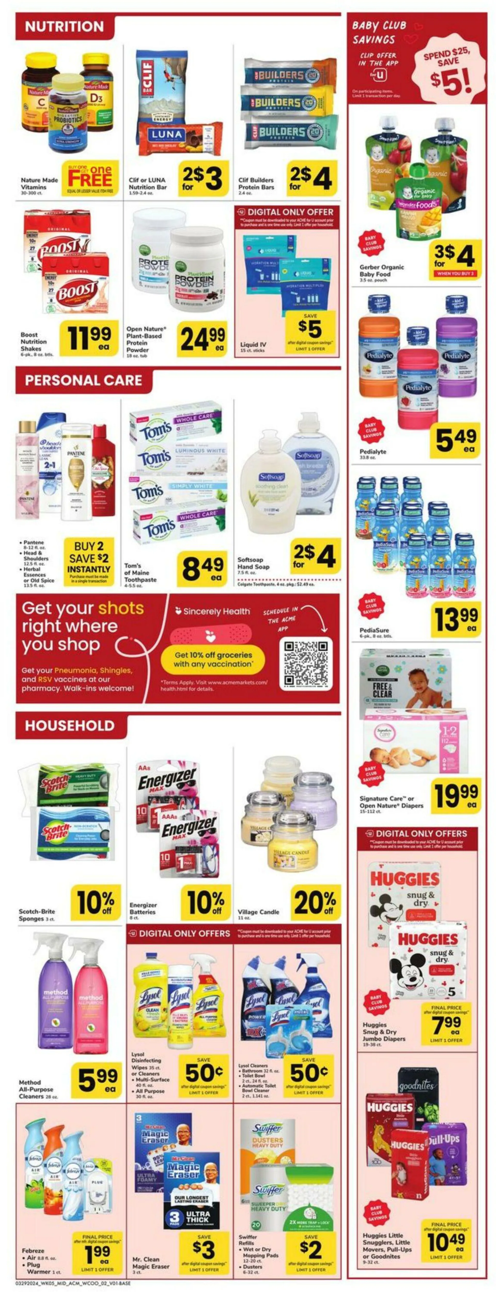 Weekly ad Acme Current weekly ad from March 29 to April 11 2024 - Page 2