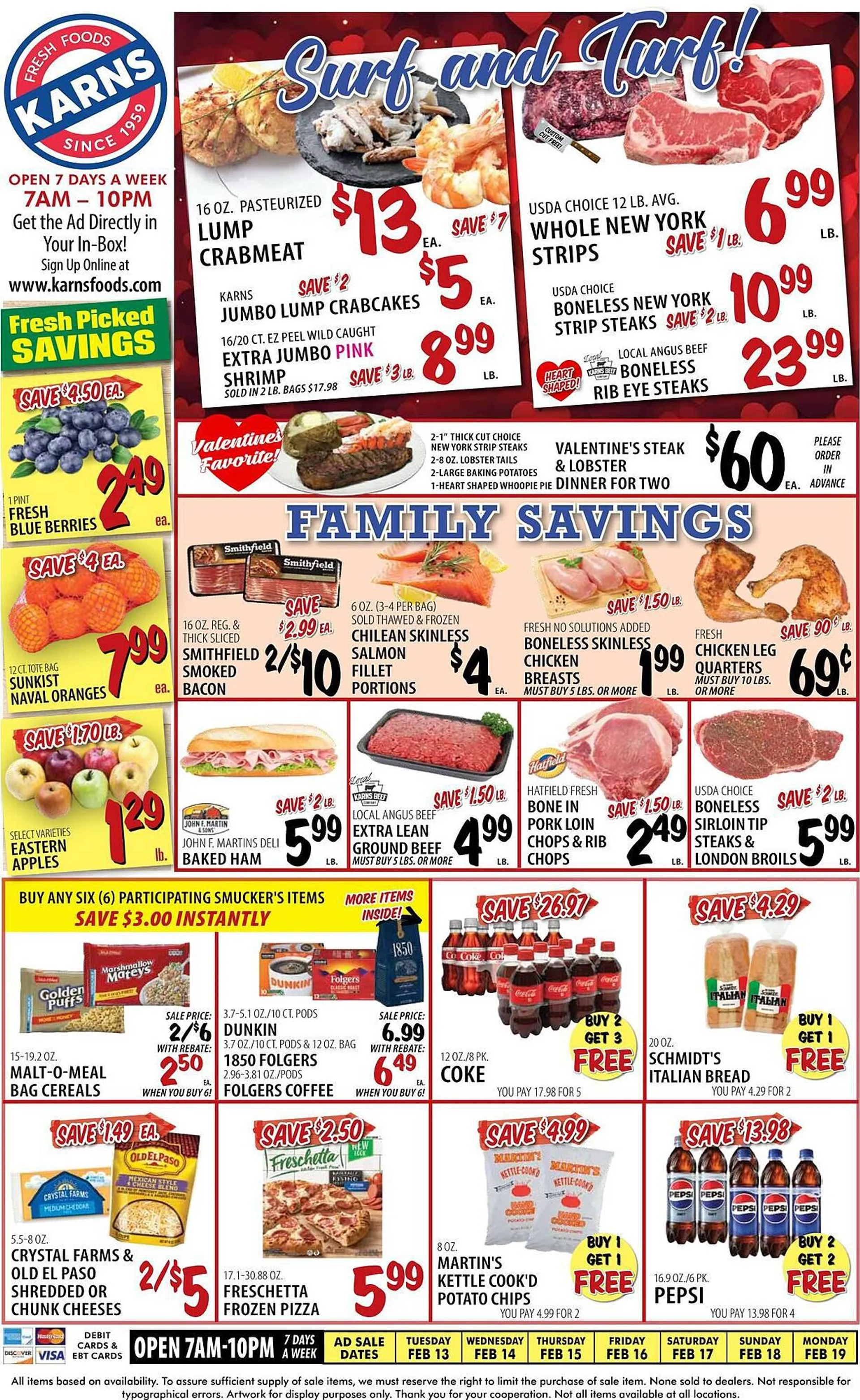 Weekly ad Karns Weekly Ad from February 13 to February 19 2024 - Page 1