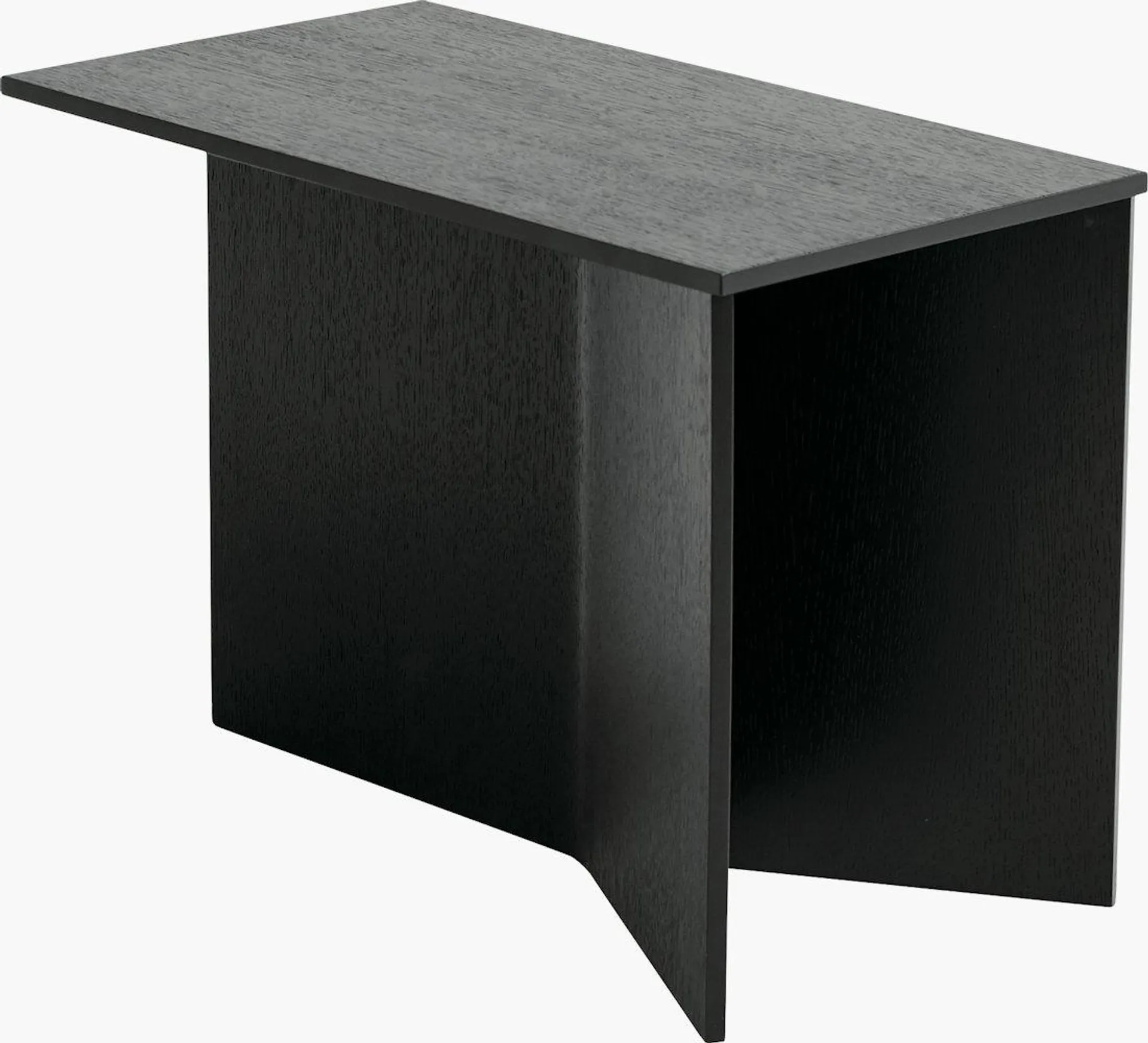 Wood Slit Side Table