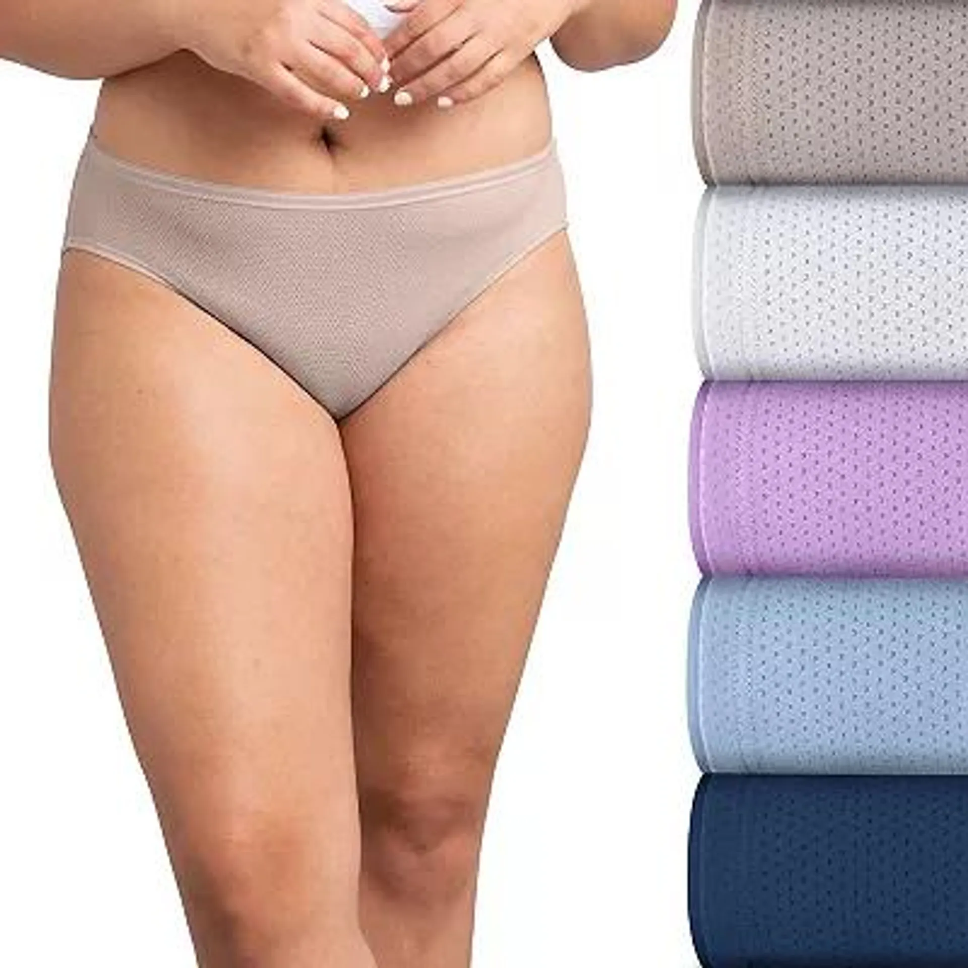 Women's Fruit of the Loom® Signature Breathable 5-pack Micro-Mesh Bikini Panty 5DBMBKK