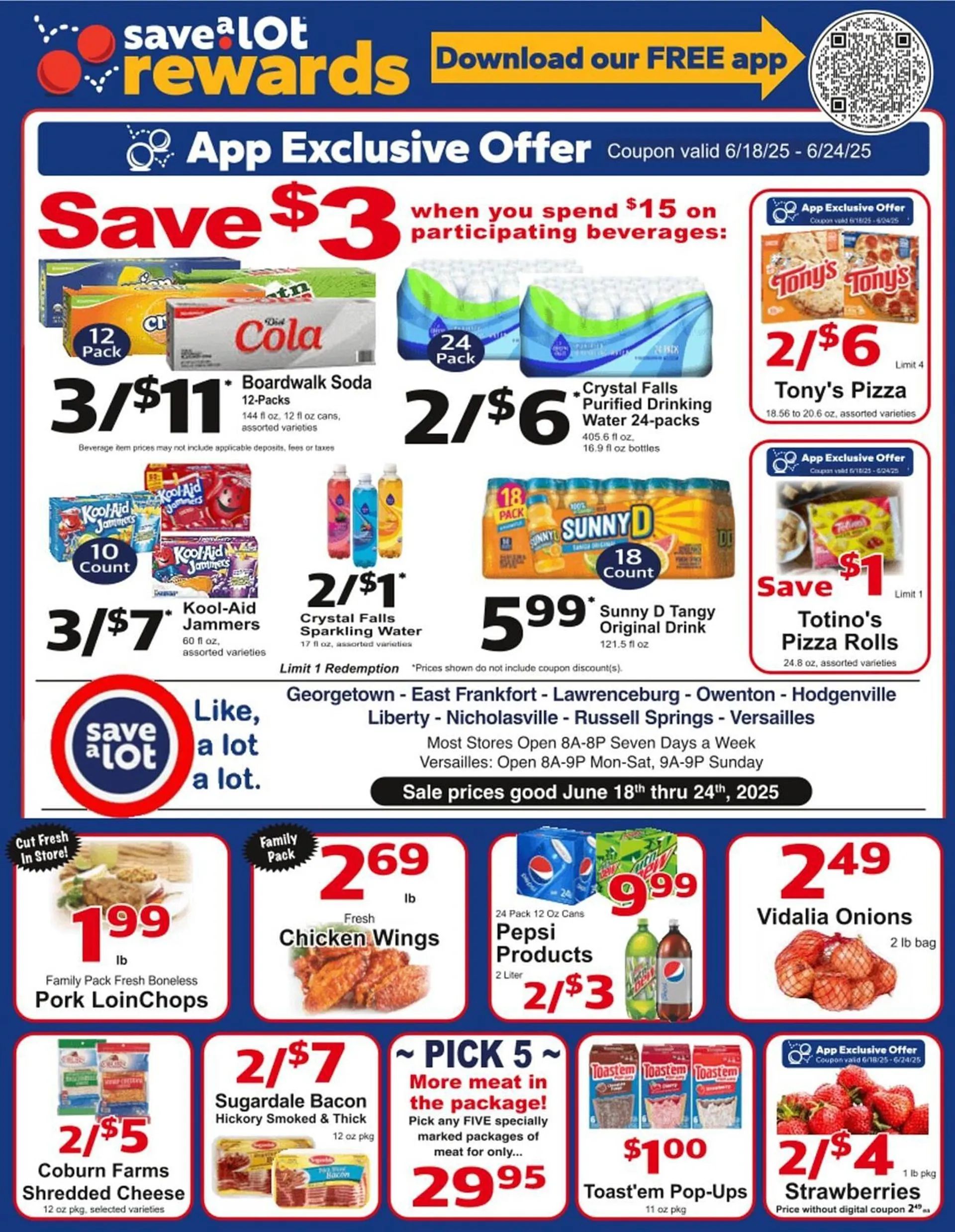 Weekly ad Save a Lot Weekly Ad from June 18 to June 24 2025 - Page 1