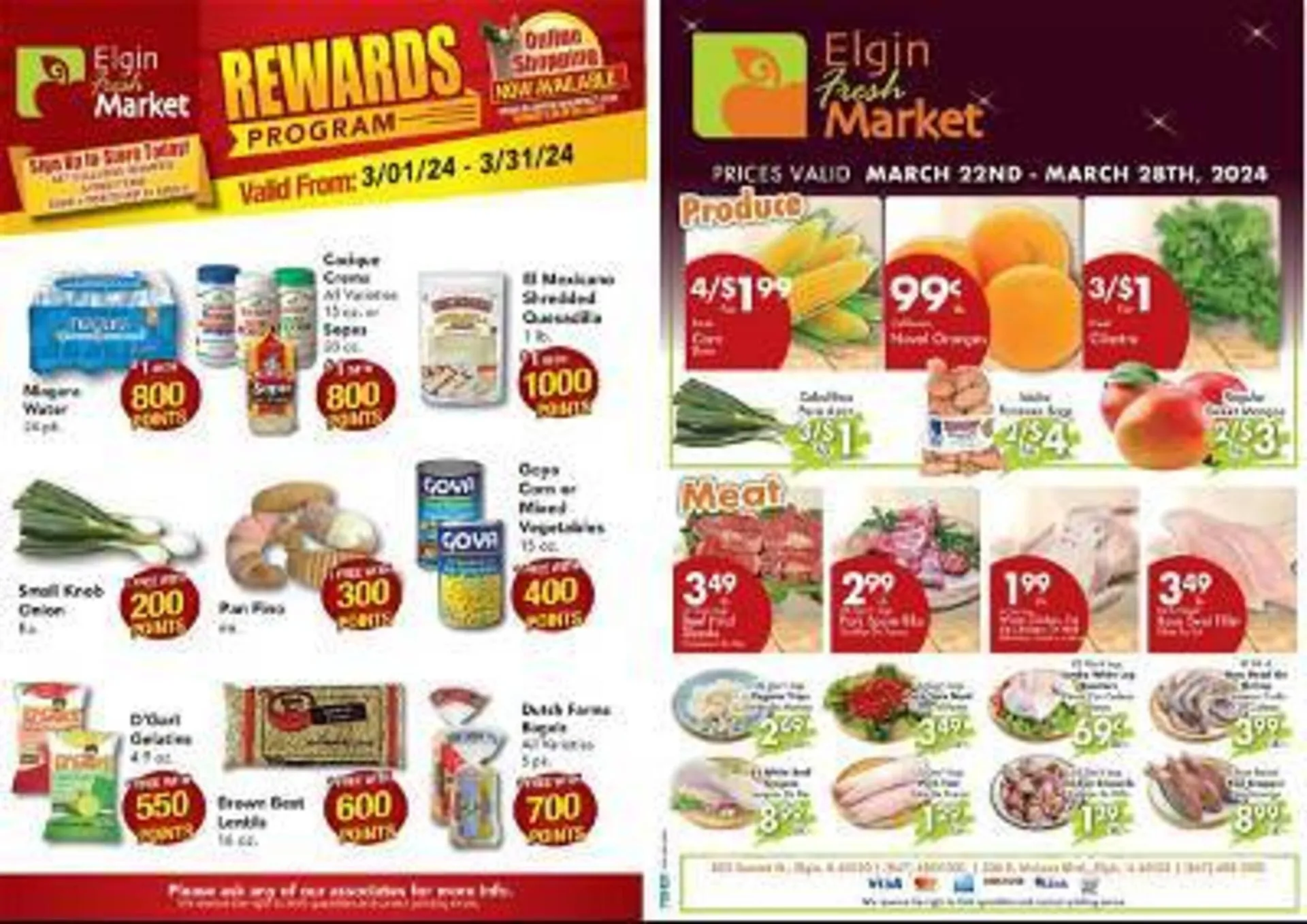 Weekly ad Elgin Fresh Market Weekly Ad from March 22 to March 28 2024 - Page 