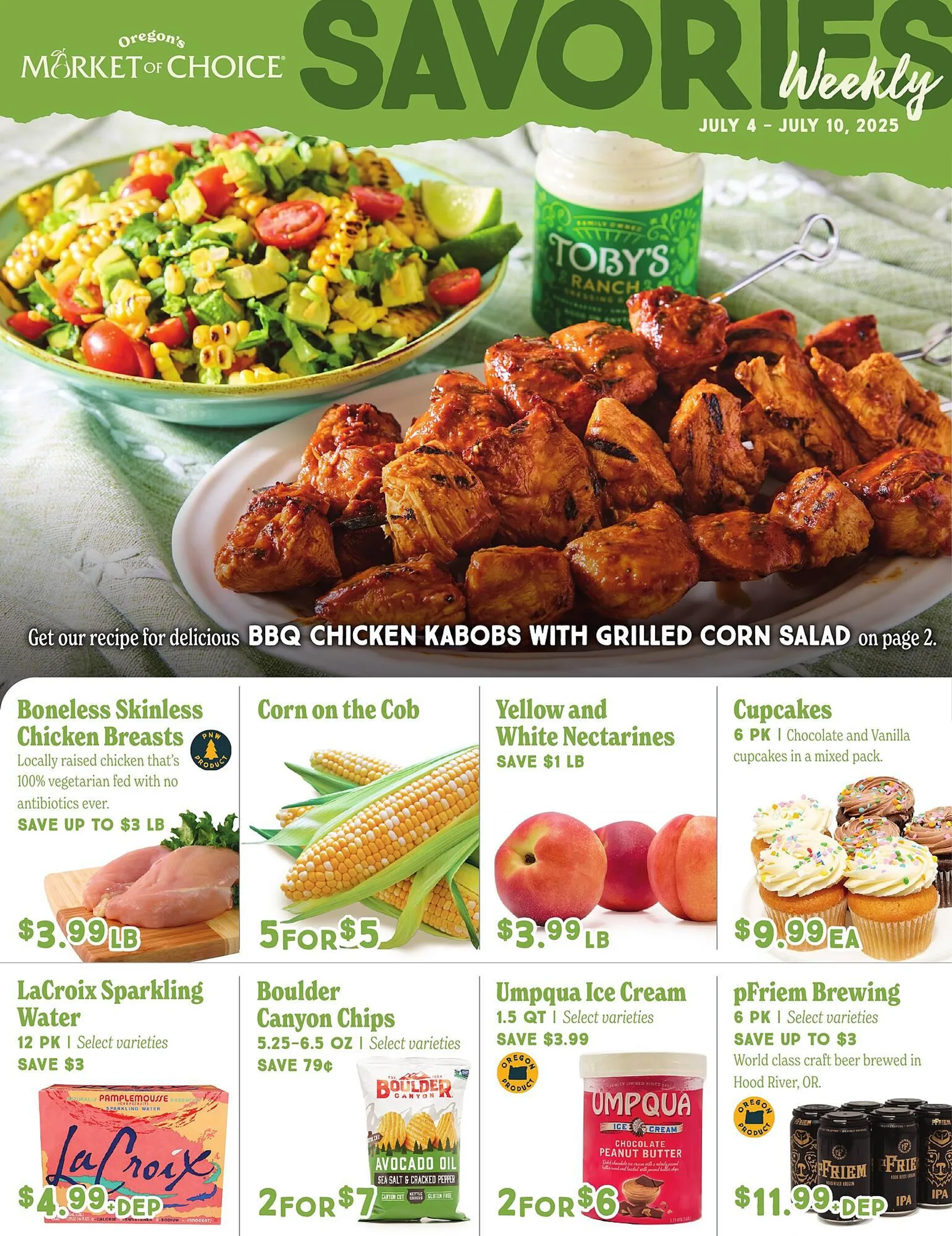 Weekly ad Market of Choice ad from July 4 to July 10 2025 - Page 1