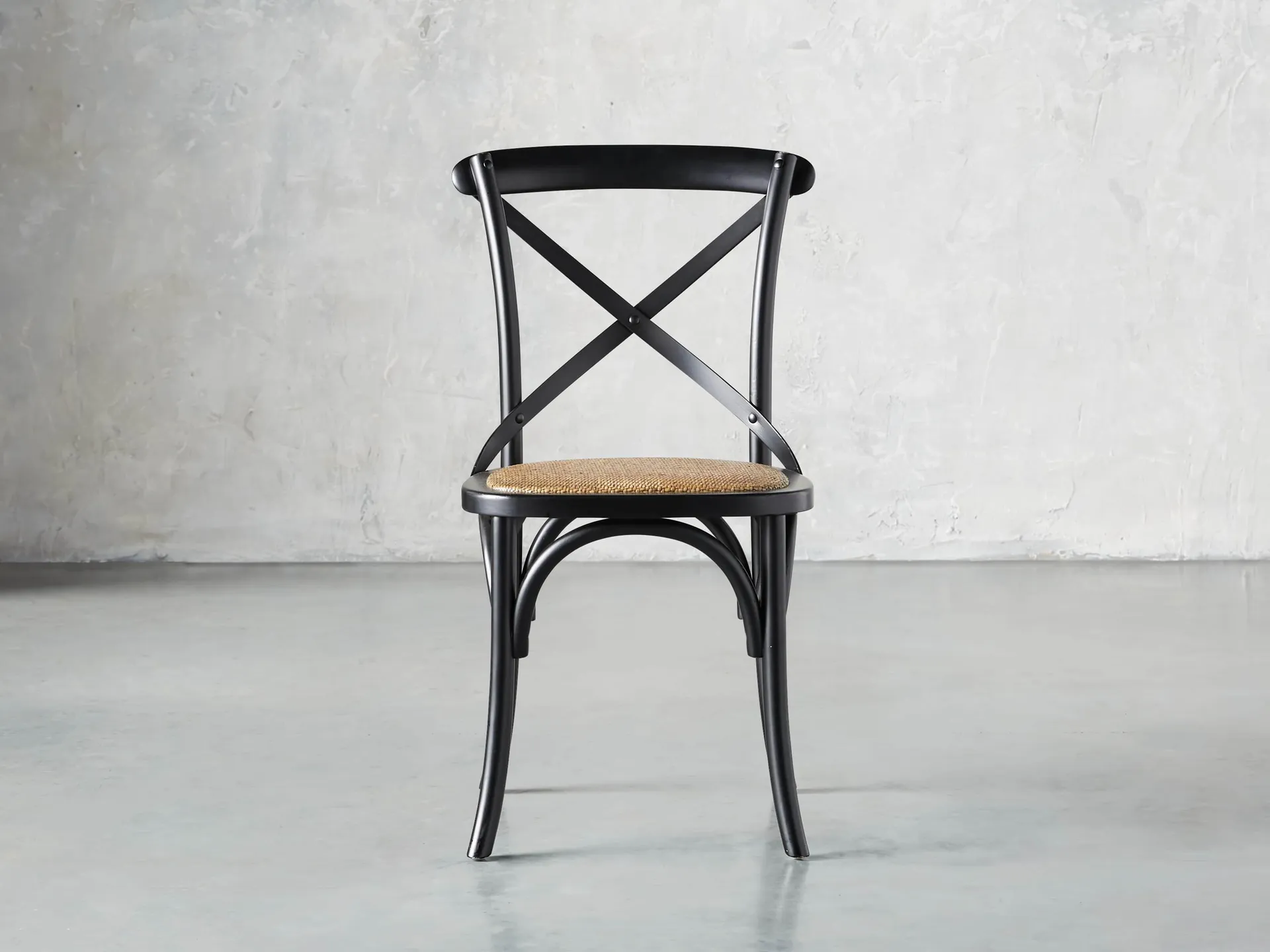 Cadence Dining Chair with Rattan Seat