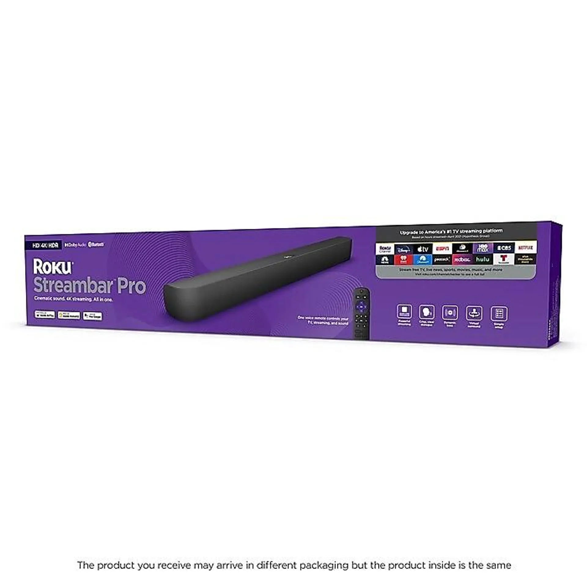 Roku Streambar Pro 9101R2 Stereo Soundbar,