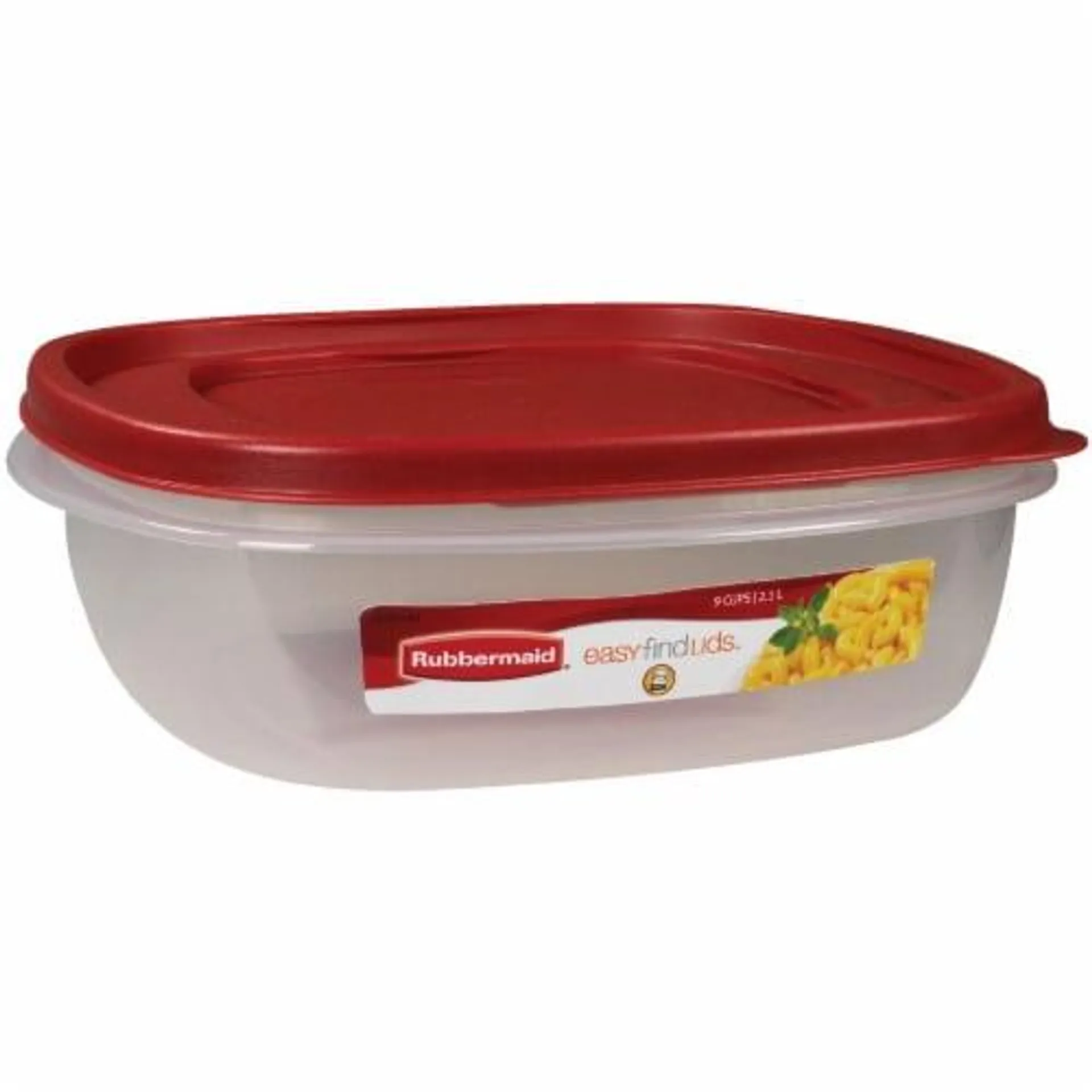 Rubbermaid® Easy-Find Lids® Food Storage Container - Red/Clear