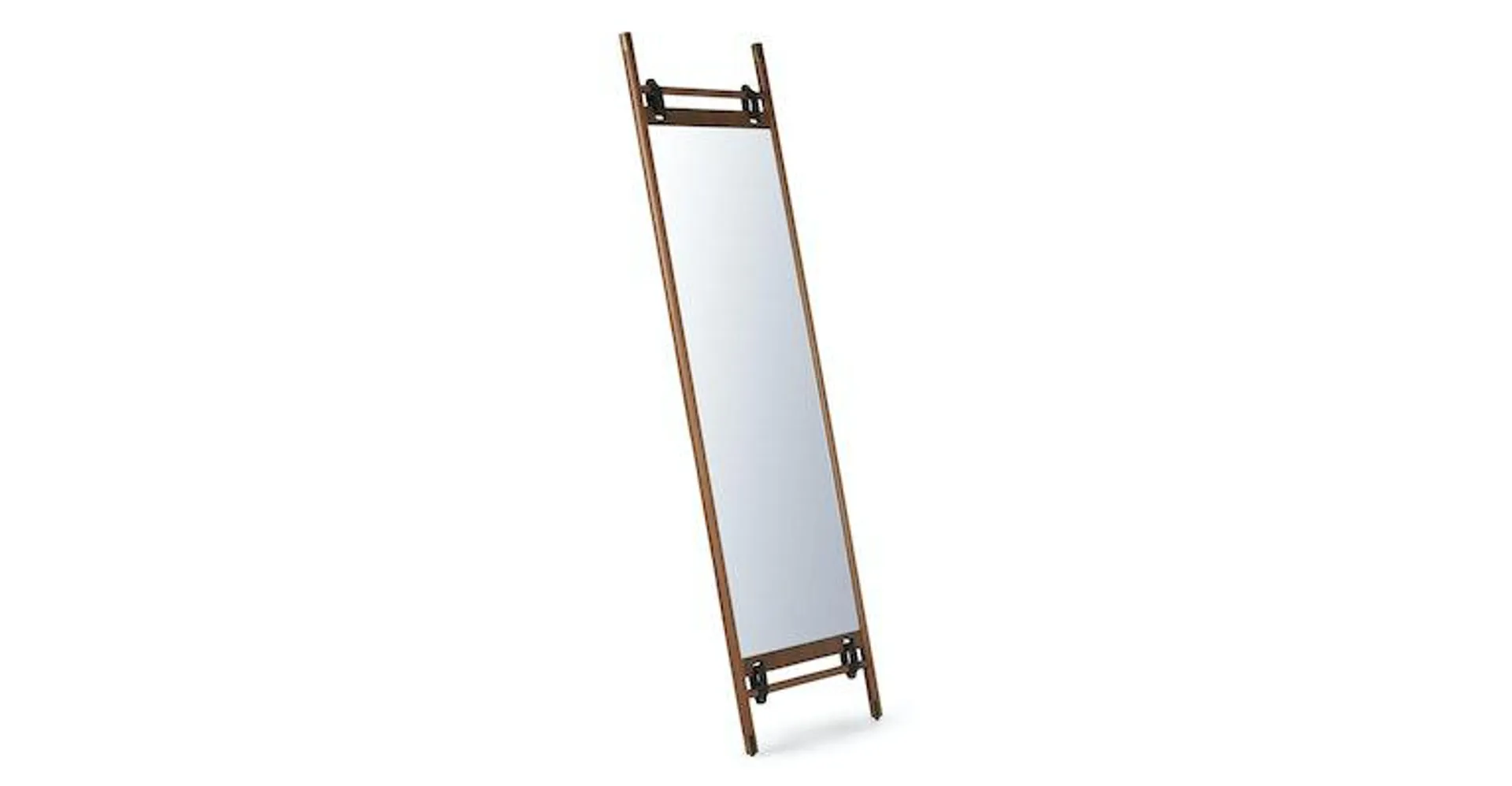 Beau Walnut Floor Mirror