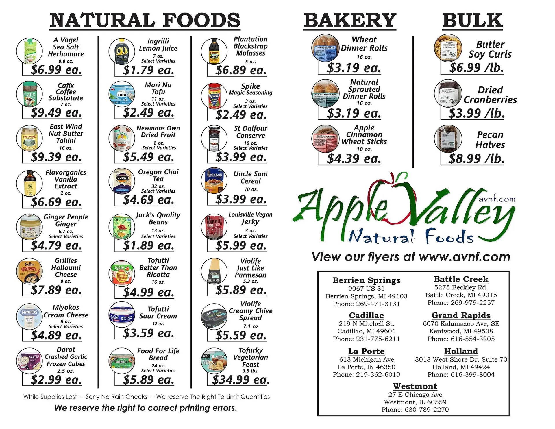 Weekly ad Apple Valley Natural Foods Weekly Ad from November 18 to December 1 2024 - Page 2