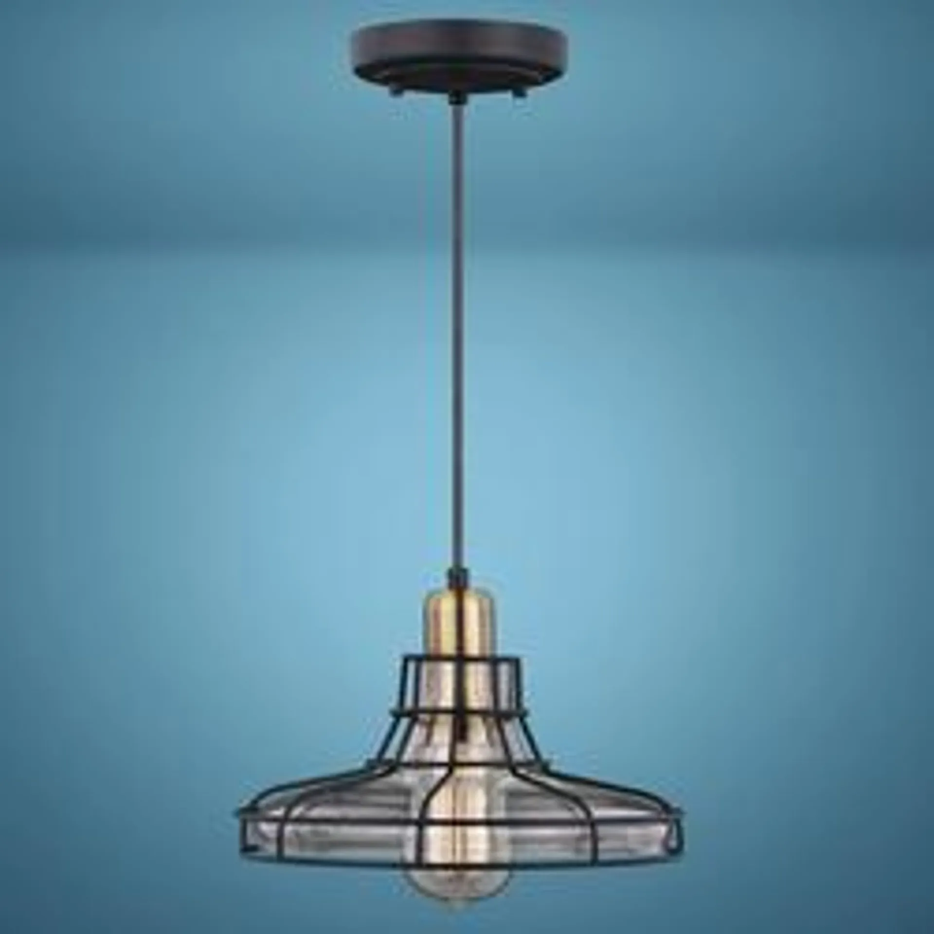 Patriot Lighting® Robert Black 1-Light Track Lighting Pendant