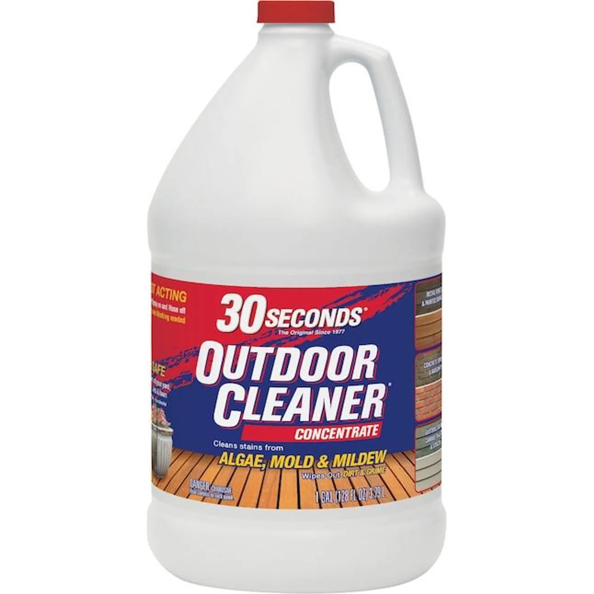 30 SECONDS 1-Gallon Mold and Mildew Stain Remover Concentrated Outdoor Cleaner