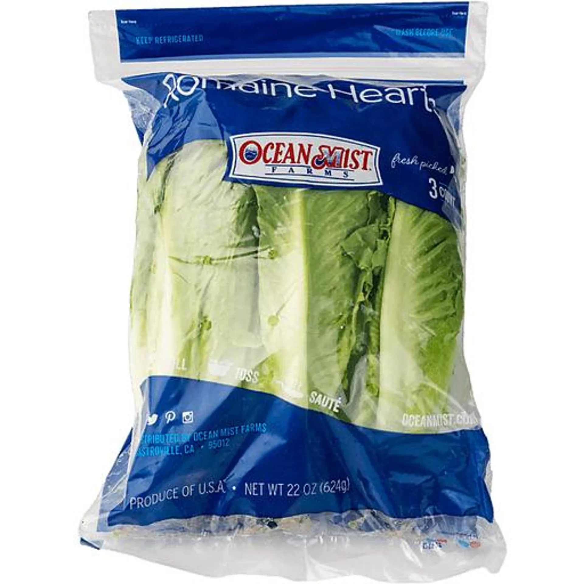 Romaine Hearts - 3 Pack