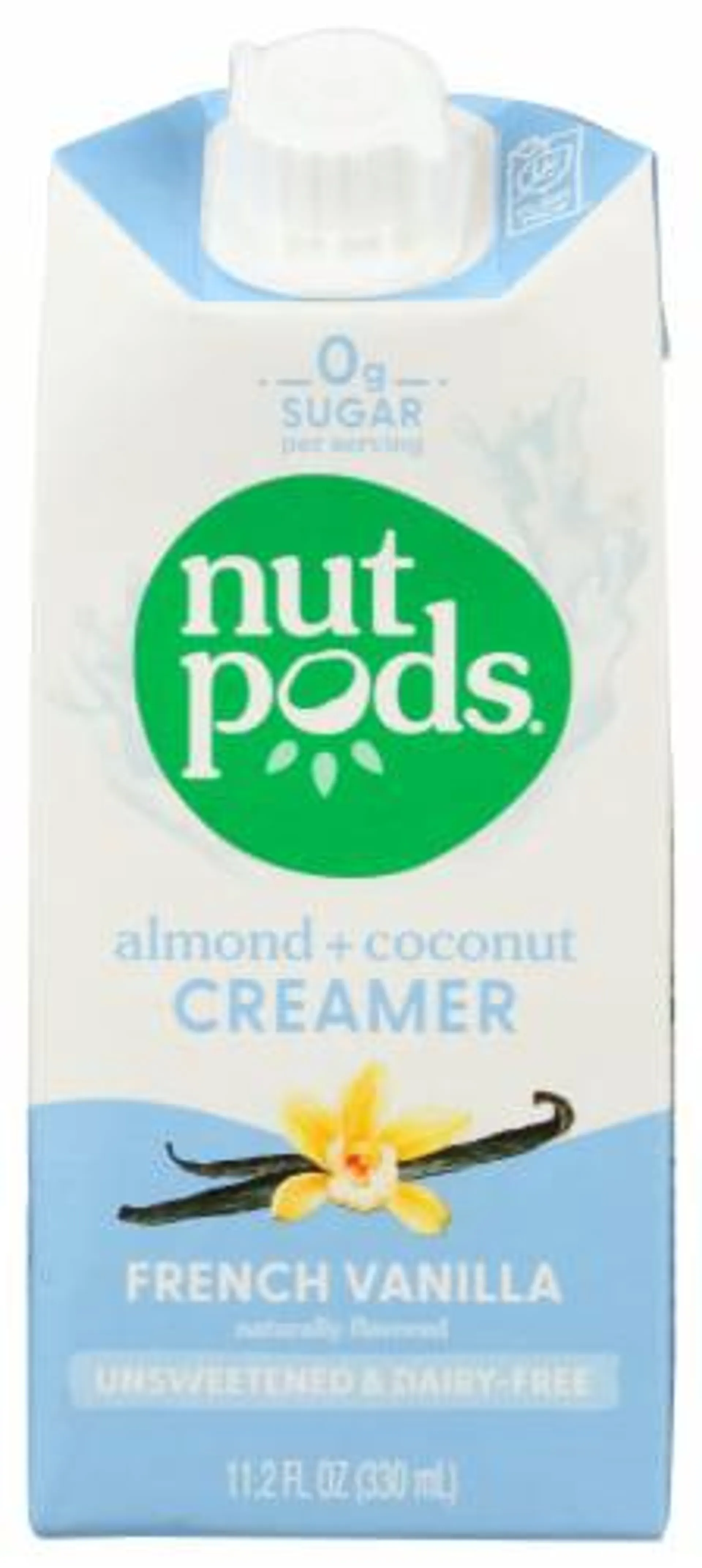nutpods Dairy Free Unsweetened French Vanilla Almond + Coconut Creamer
