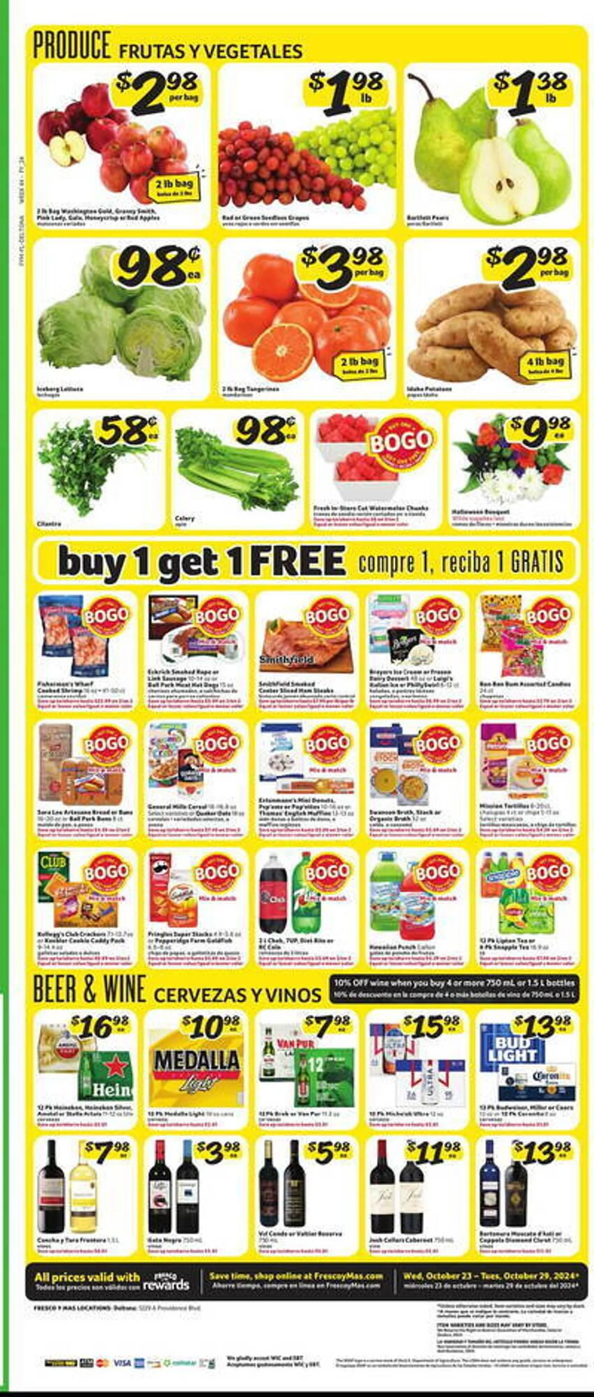 Weekly ad Fresco y Más Weekly Ad from October 23 to October 29 2024 - Page 7