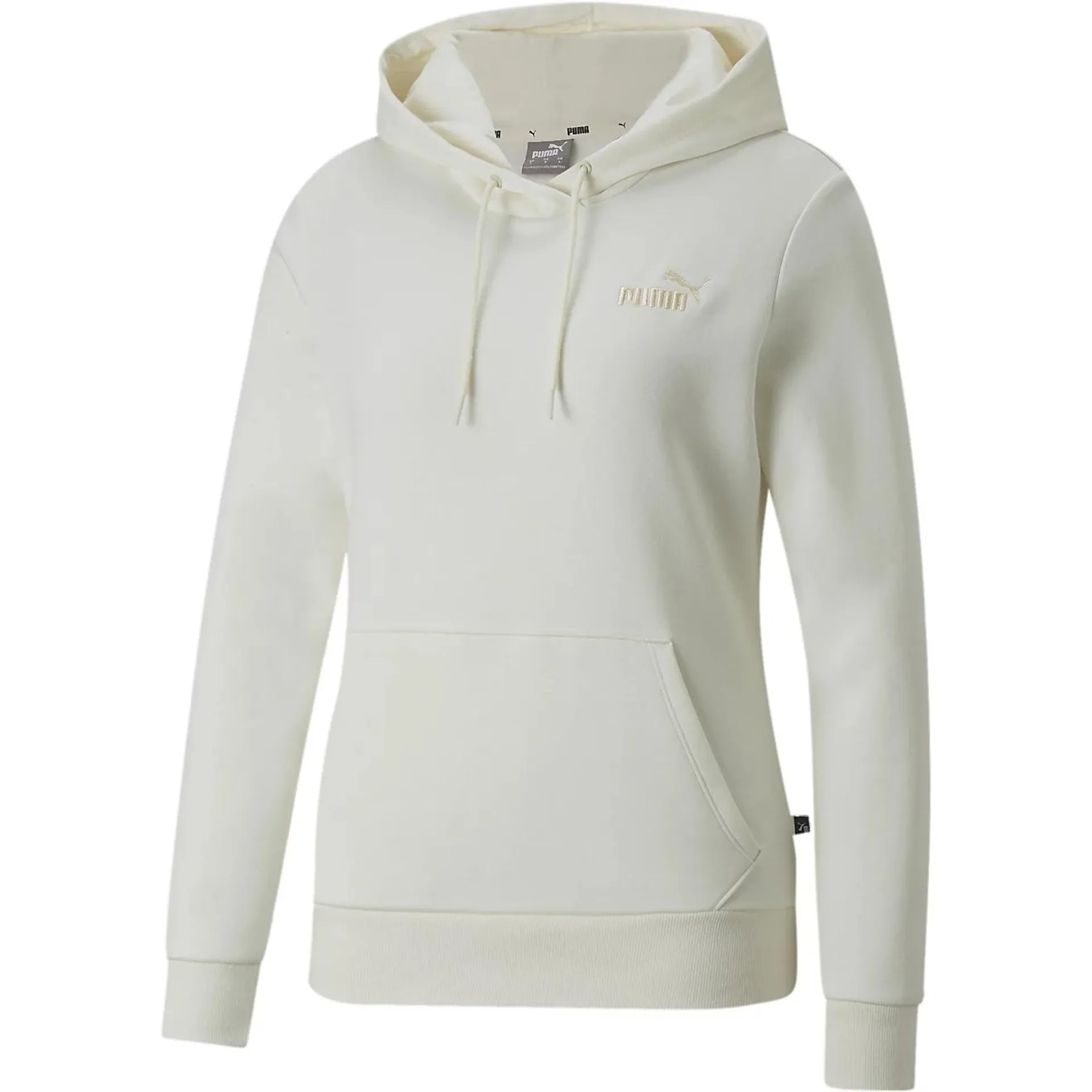 Puma Women's Essentials+ Embroidery Long Sleeve Fleece Hoodie