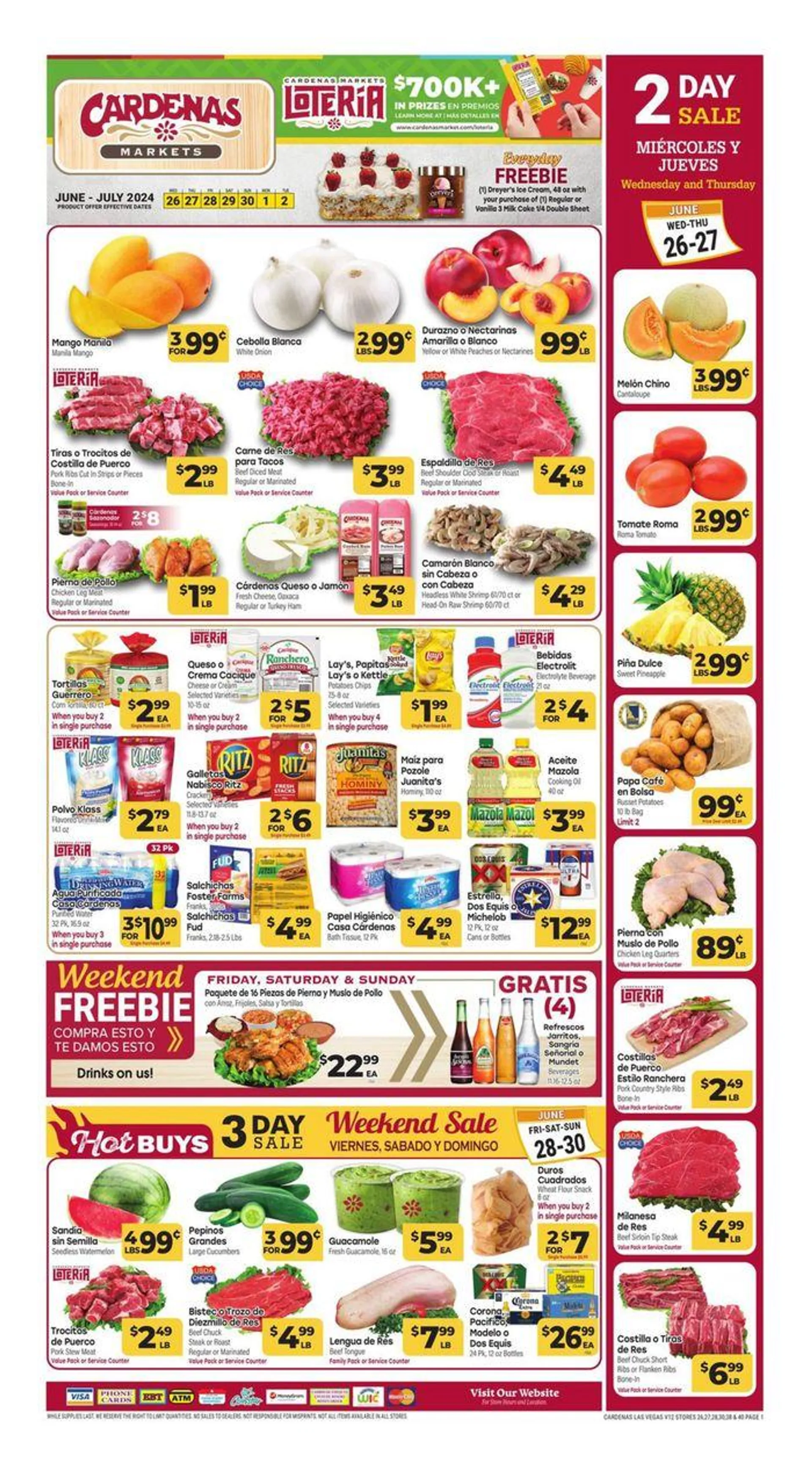 Weekly ad Weekly Ad 26/06 from June 26 to July 2 2024 - Page 1