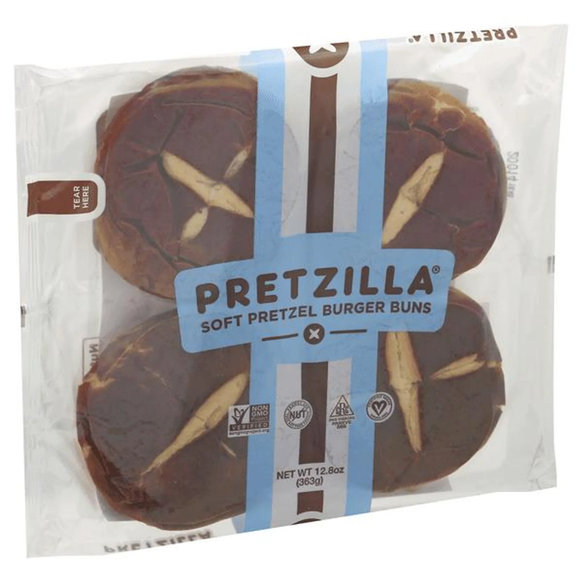 Pretzilla Burger Buns 4Ct