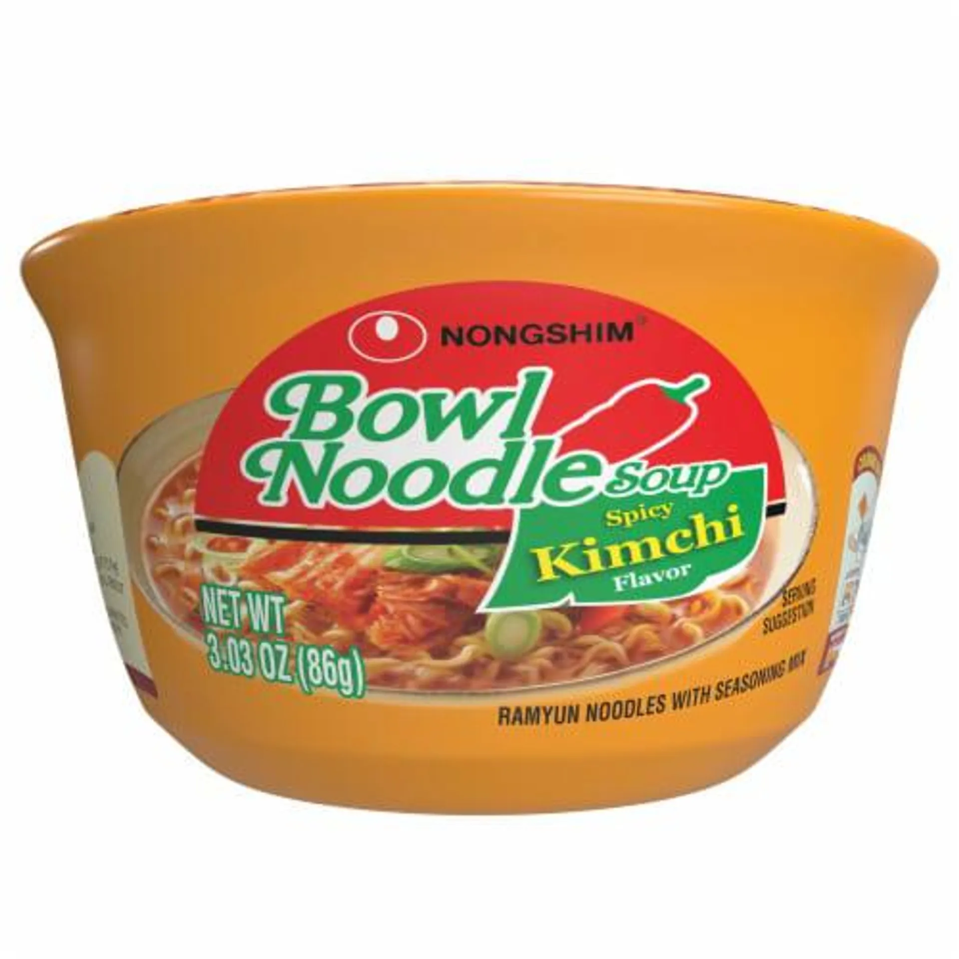 Nongshim® Spicy Kimchi Bowl Noodle Soup