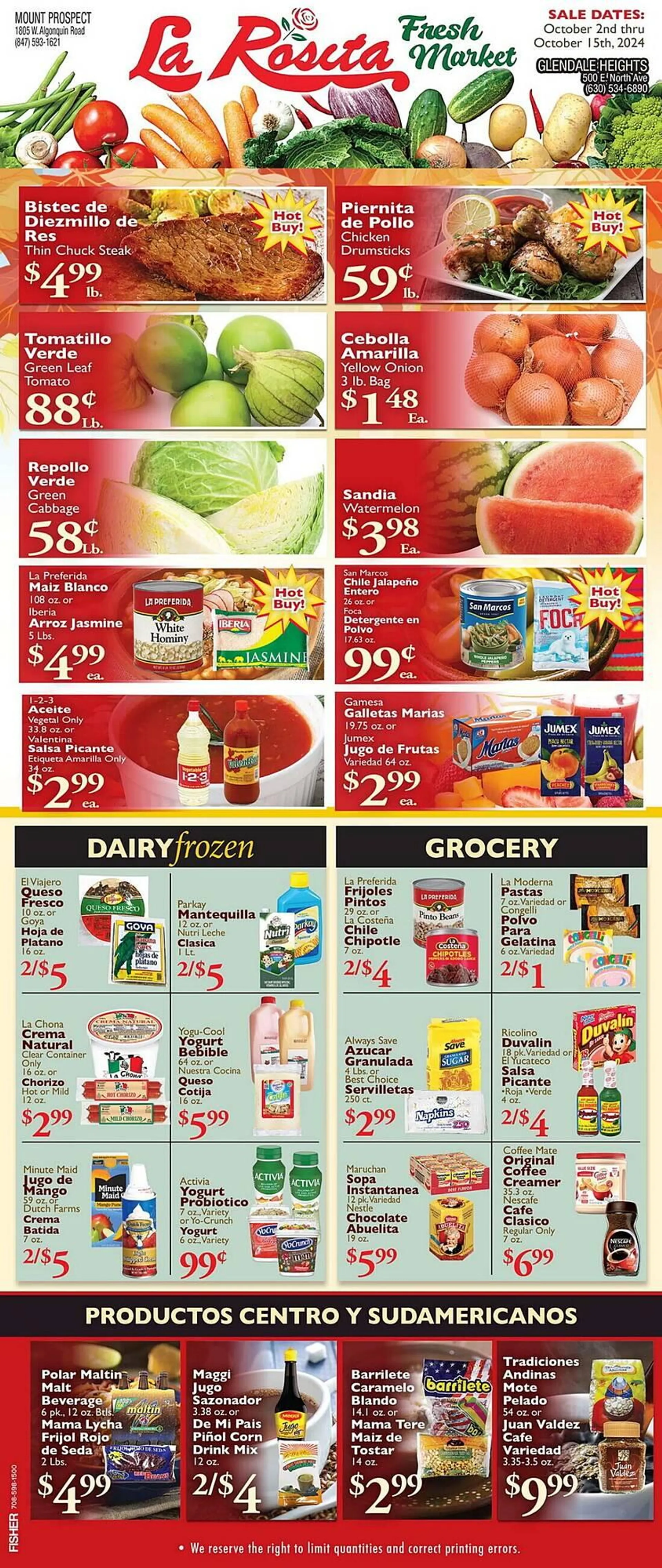 La Rosita Fresh Market Weekly Ad - 1