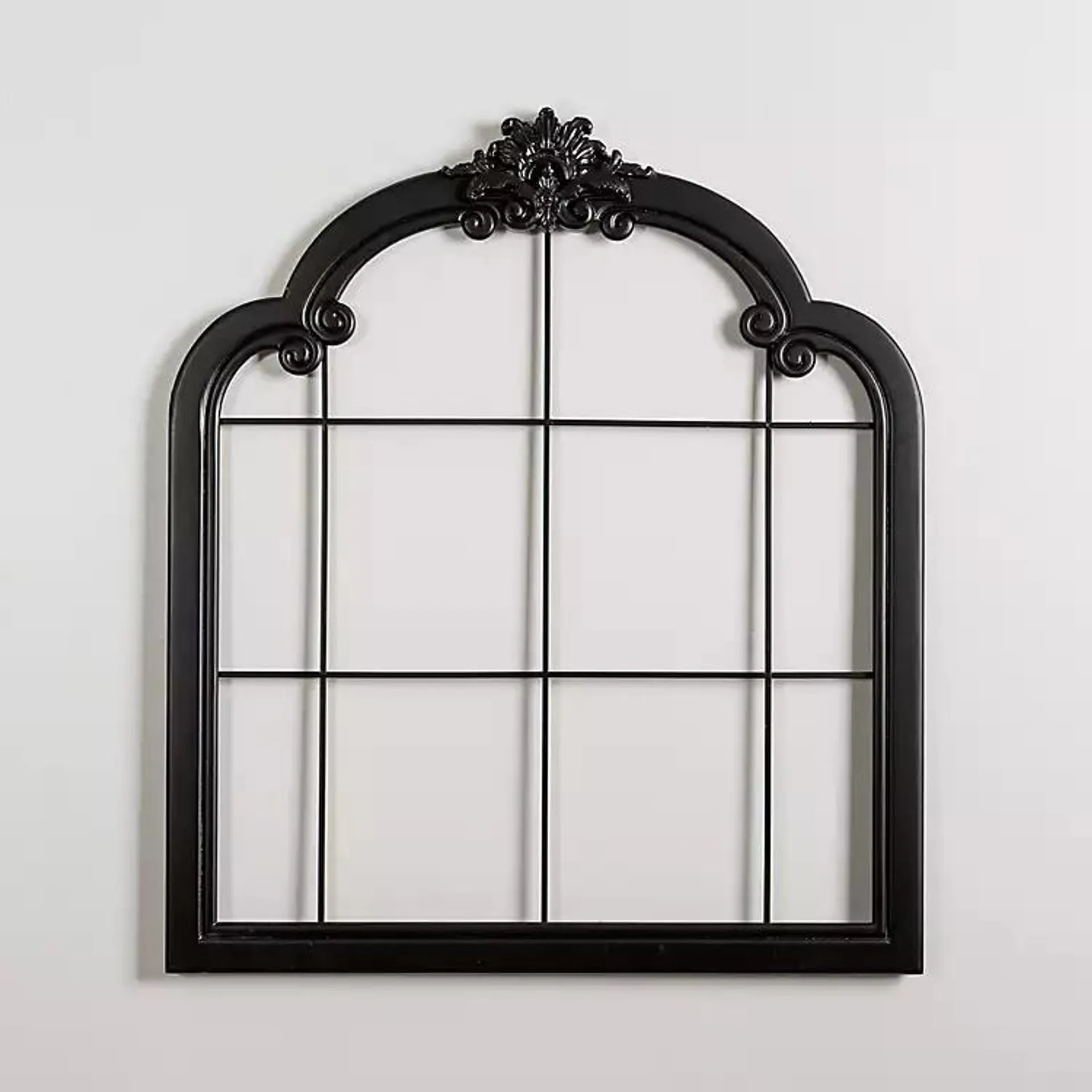 Black Cathedral Arched Wall Plaque