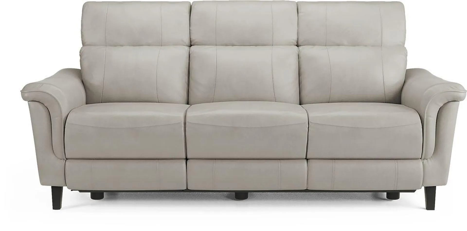 Avezzano Leather Dual Power Reclining Sofa