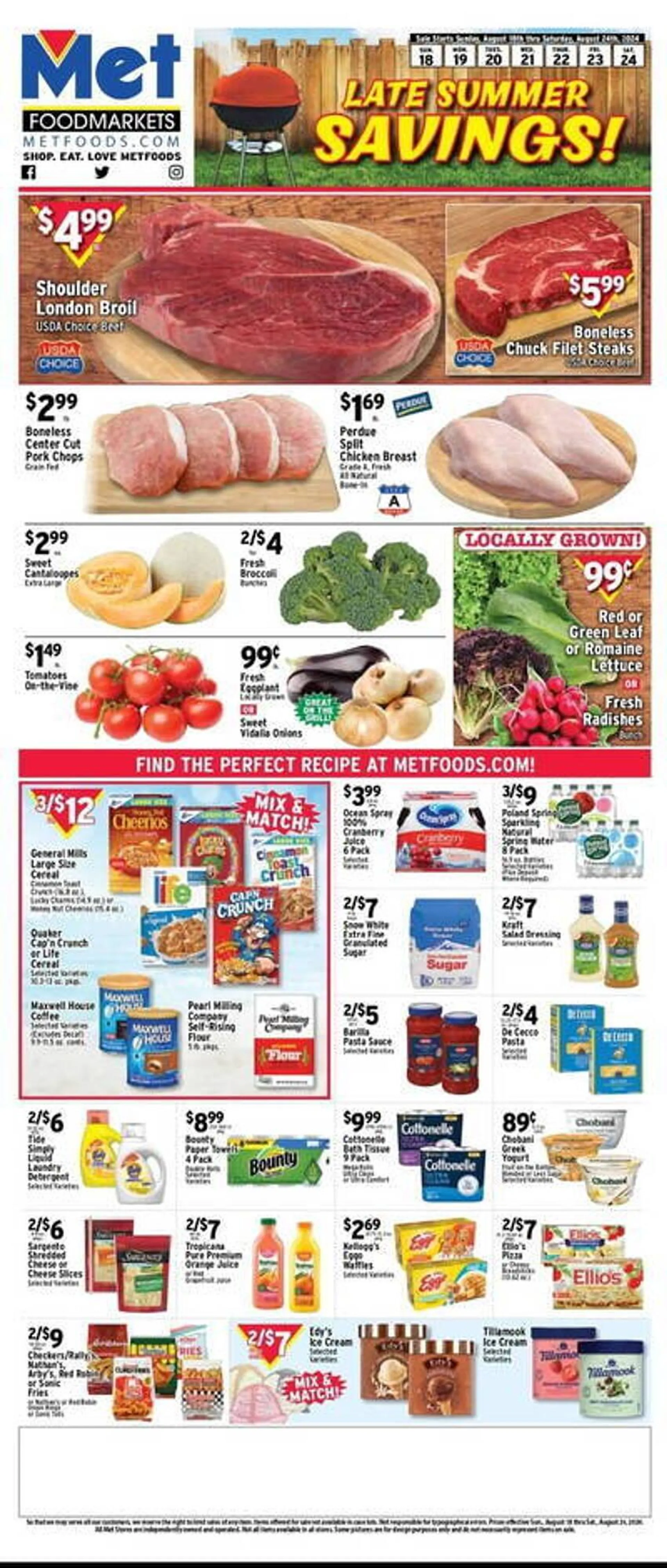 Met Foodmarkets Weekly Ad - 1