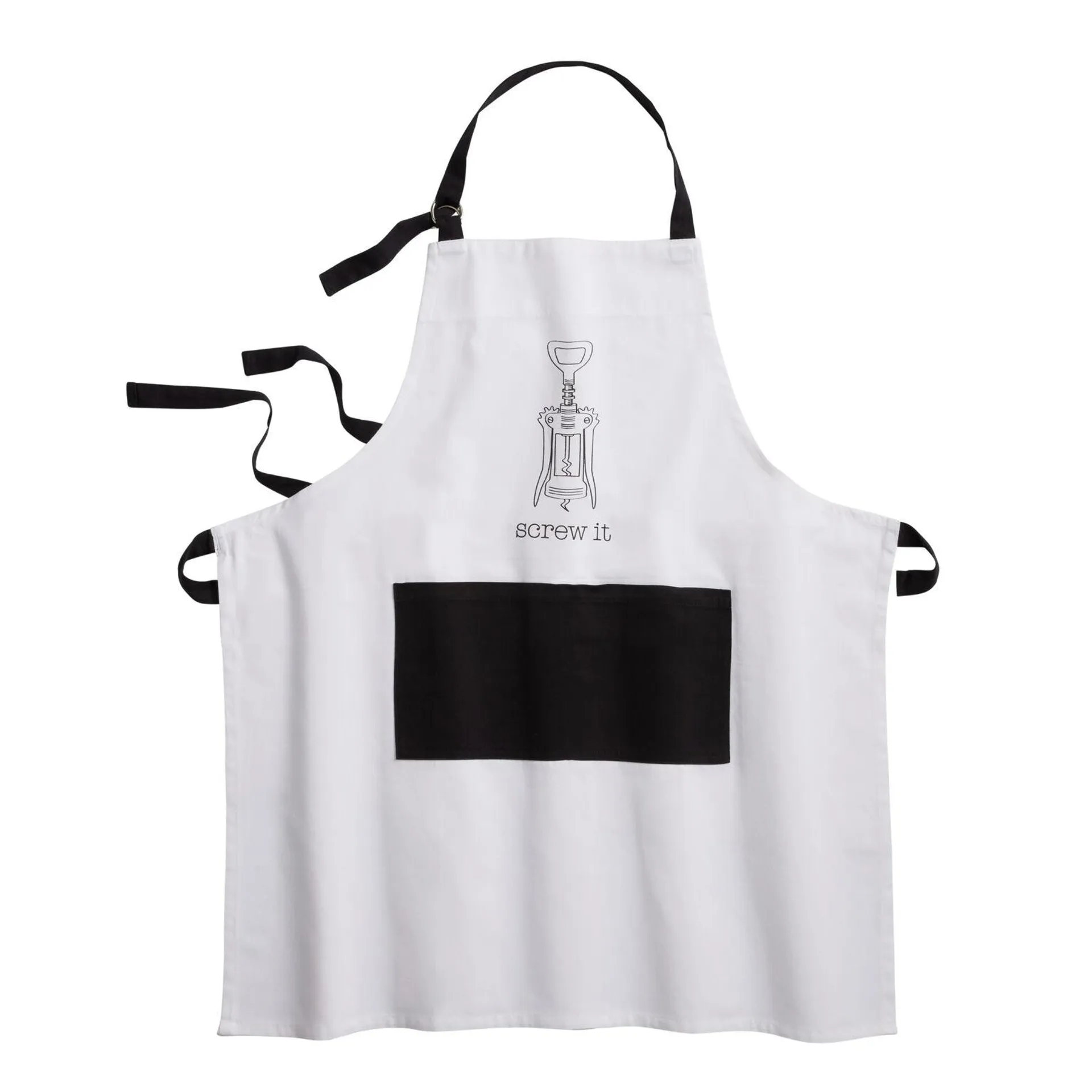 Illustrated Screw It Apron